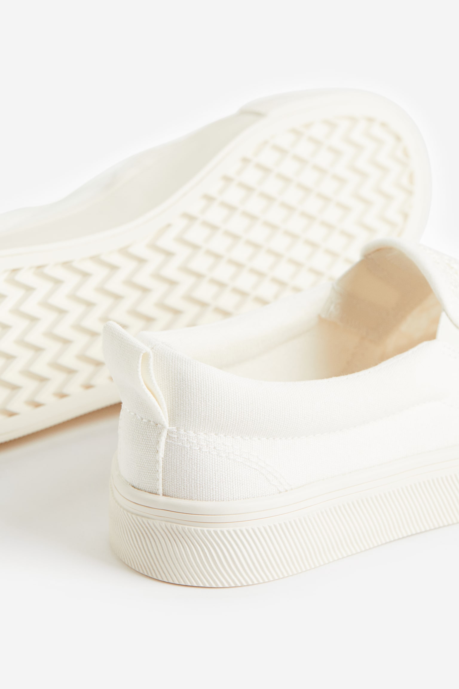 Slip On Sneakers - White - 2