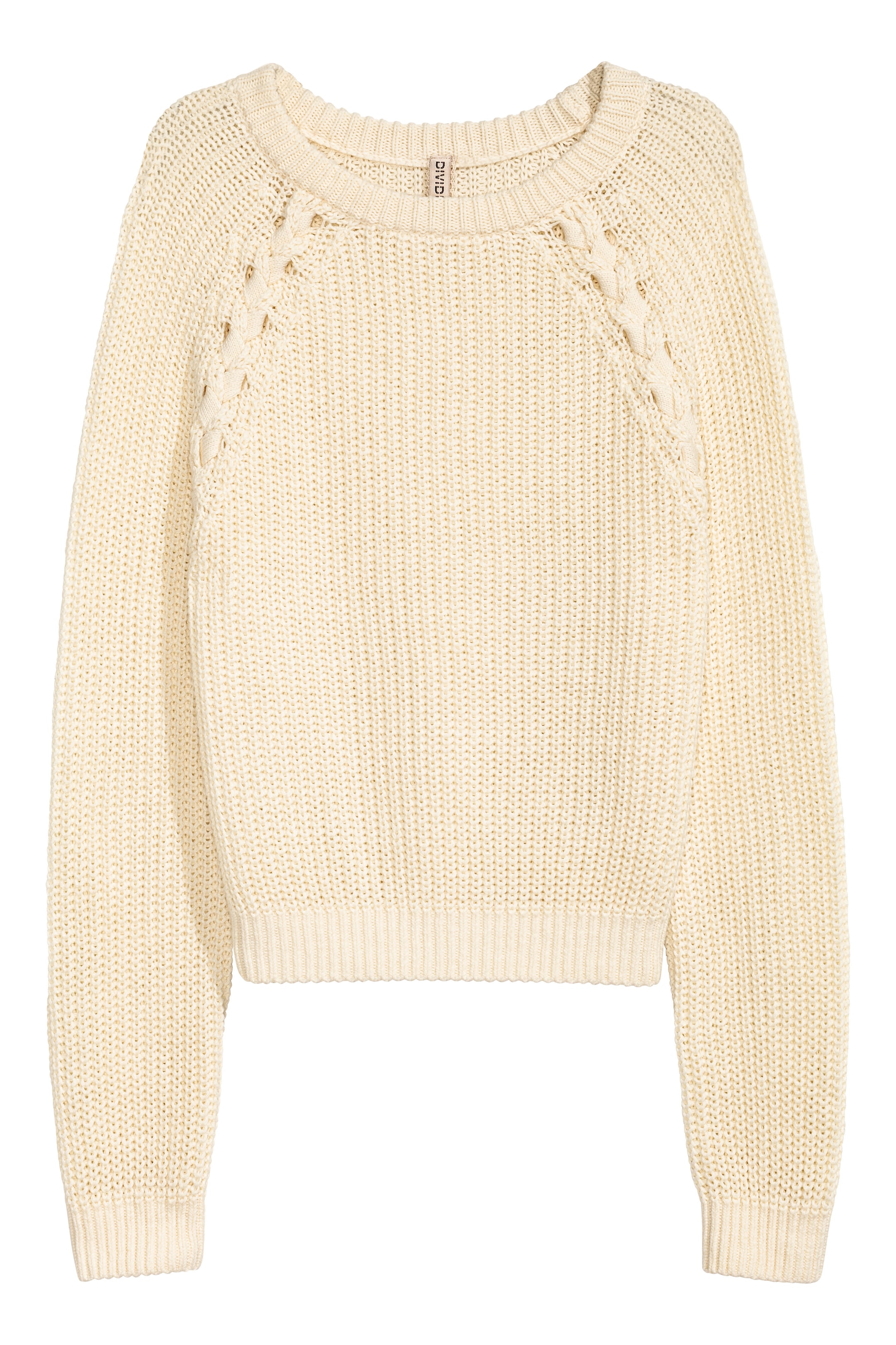 Zobrazit větší obrázek: Pletený svetr - Přírodní bílá - ŽENY | H&M CZ 1