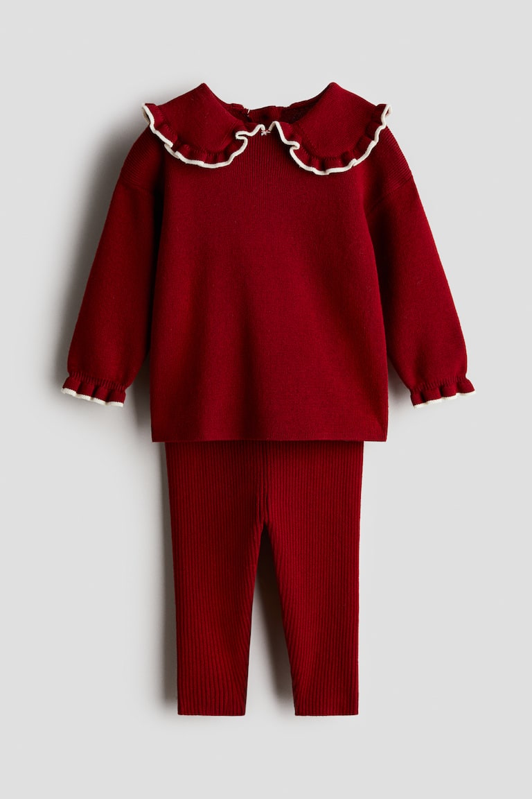 2-piece Rib-Knit Cotton Set