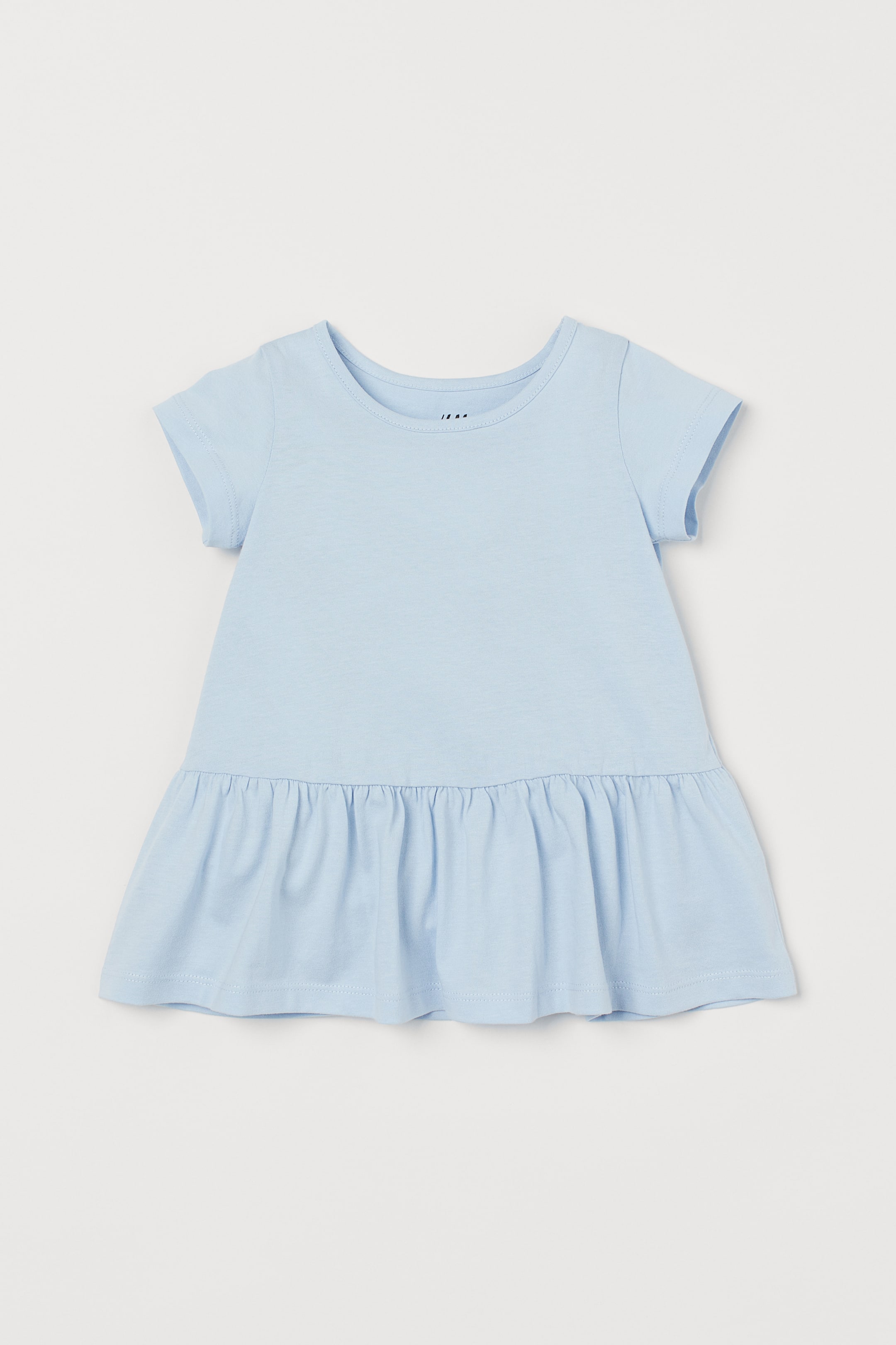 Katoenen jurk met volant