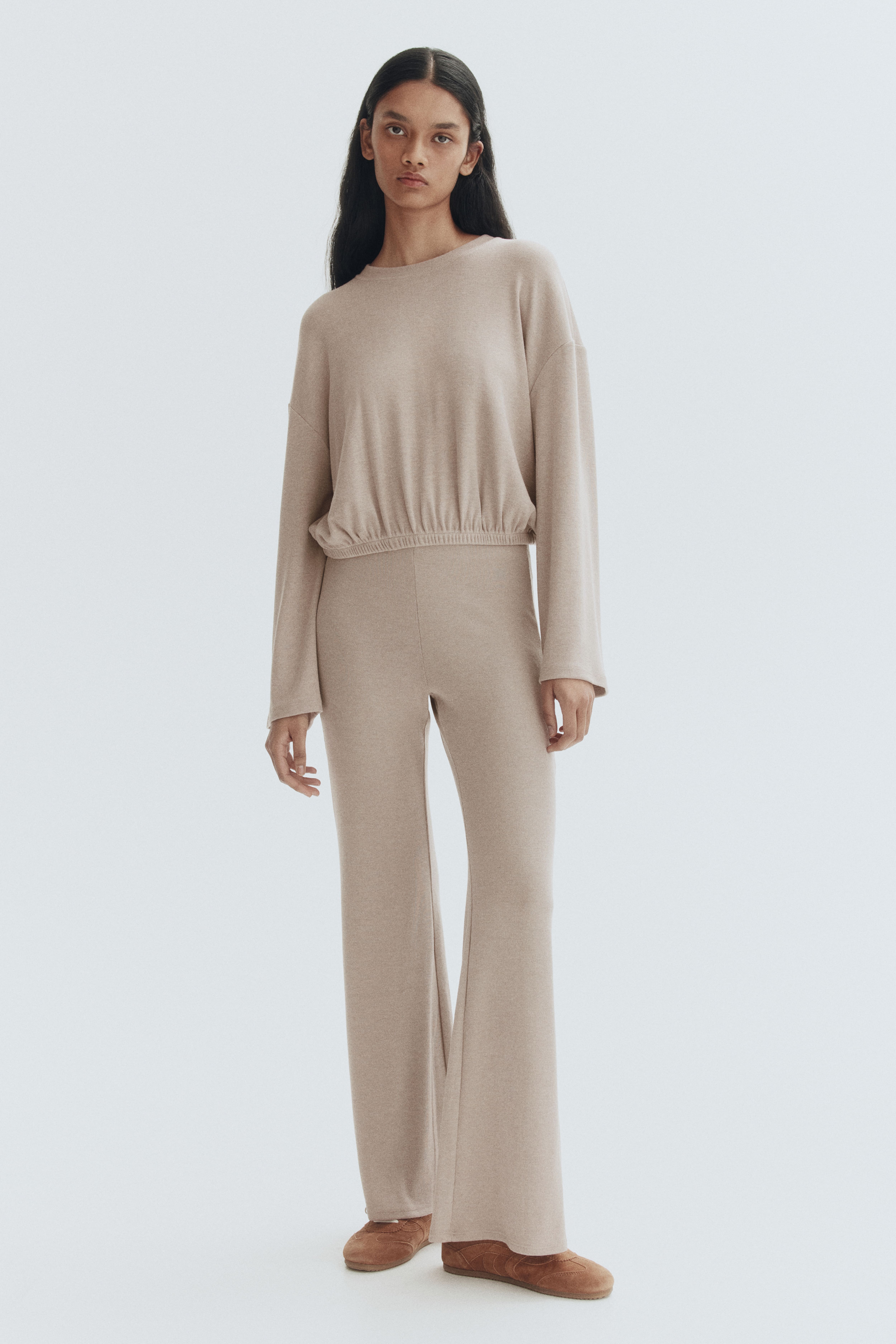 Floerns Pantaloncini Eleganti Donna A Vita Alta, Gamba Larga Con Orlo A Volant, Taglie S-XXL, Per Ufficio E Tempo Libero