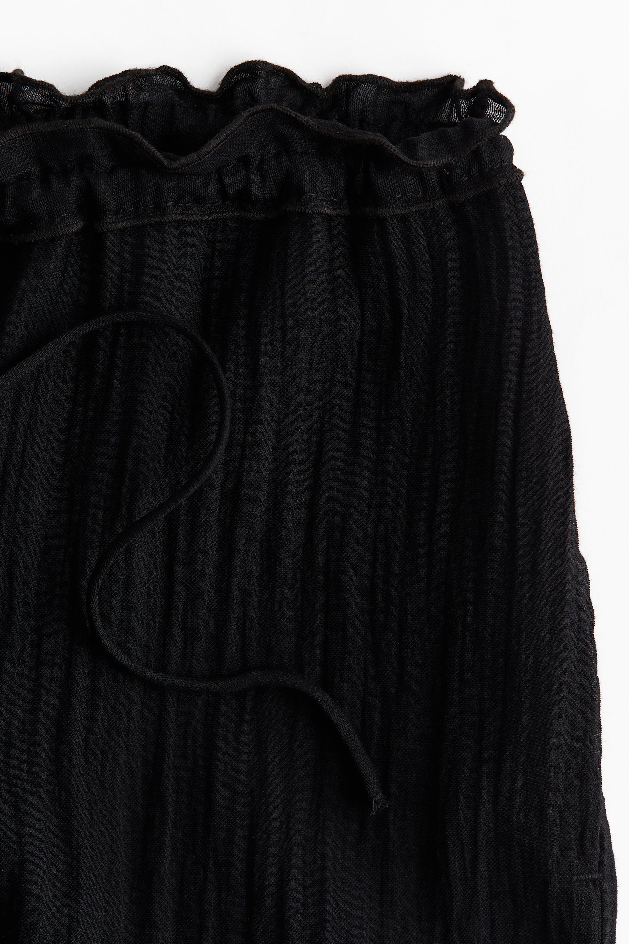 Balloon-Leg Pants with Drawstring