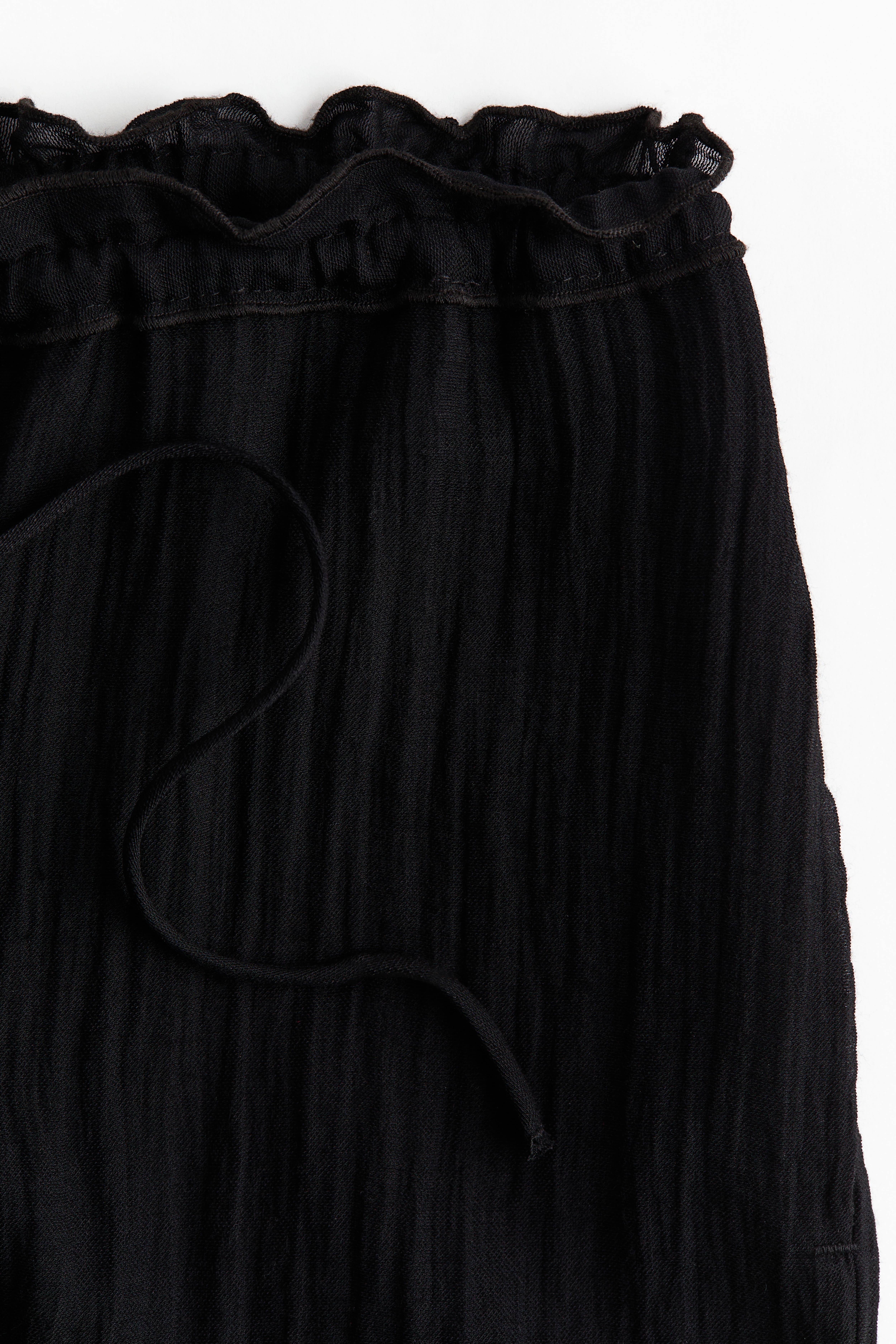 Balloon-Leg Pants with Drawstring