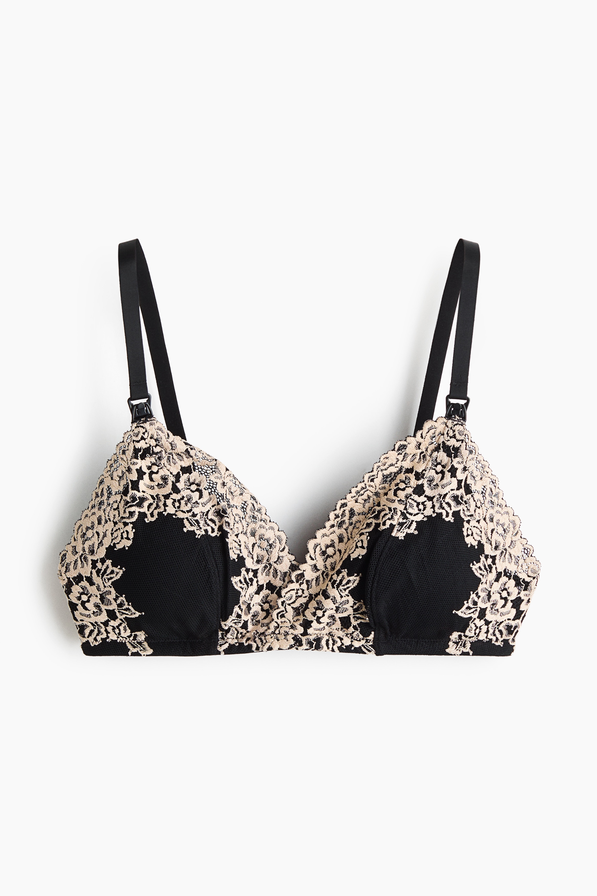 MAMA Reggiseno da allattamento in pizzo - Nero/crema/Beige chiaro/bianco