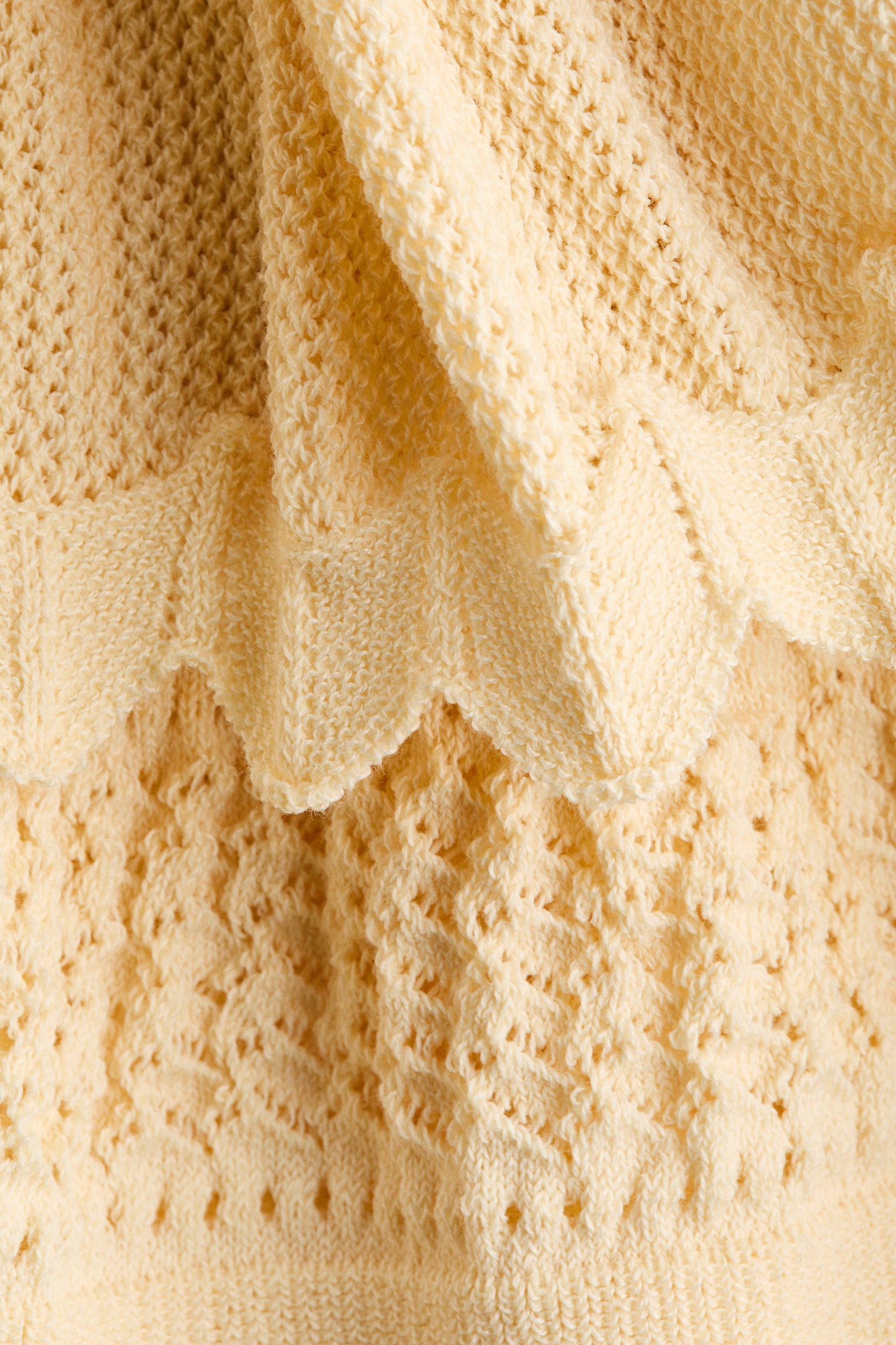 Tiered-skirt dress - Light yellow/Black/Dark blue - 2