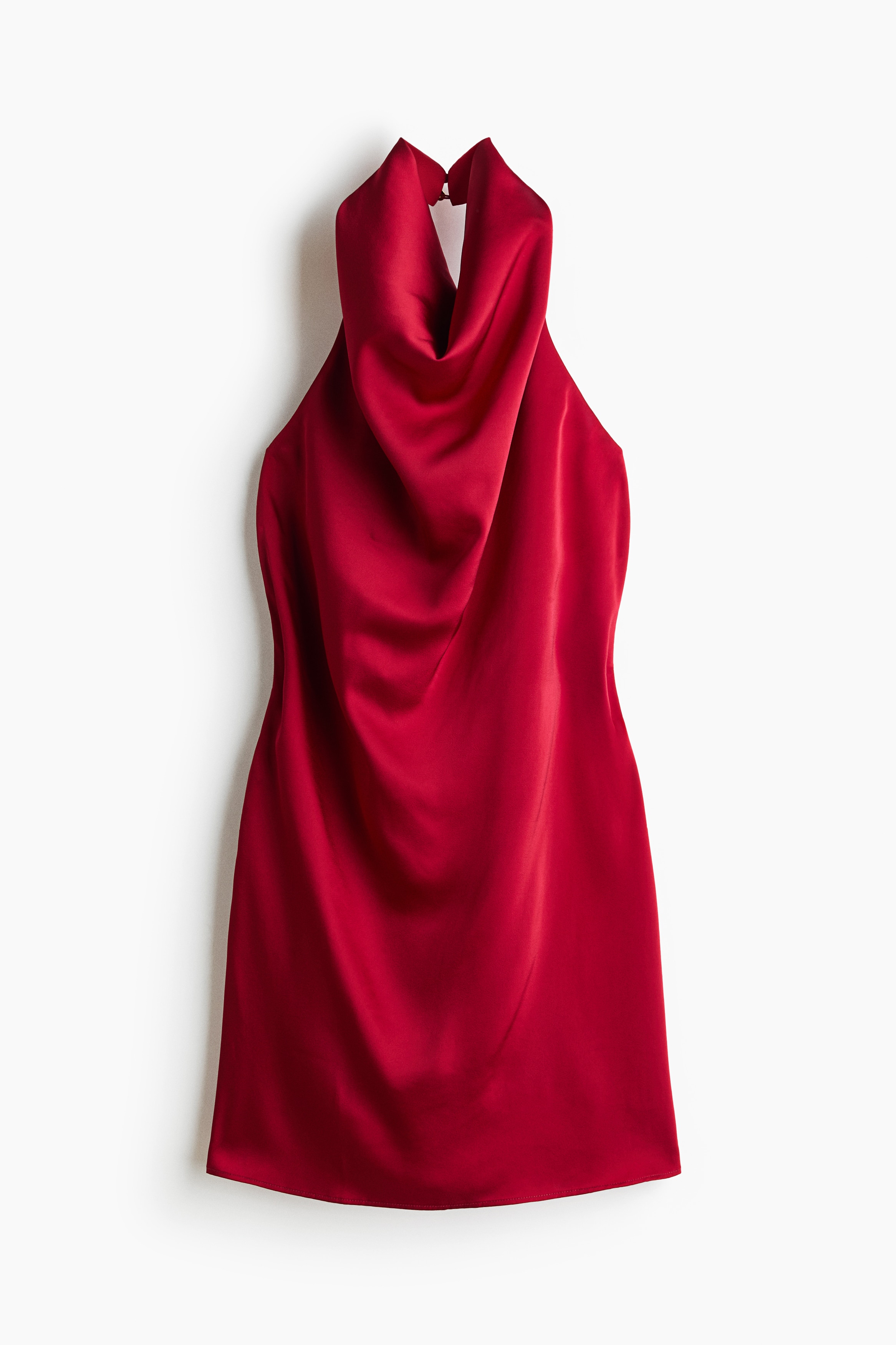 Satin Halterneck Dress