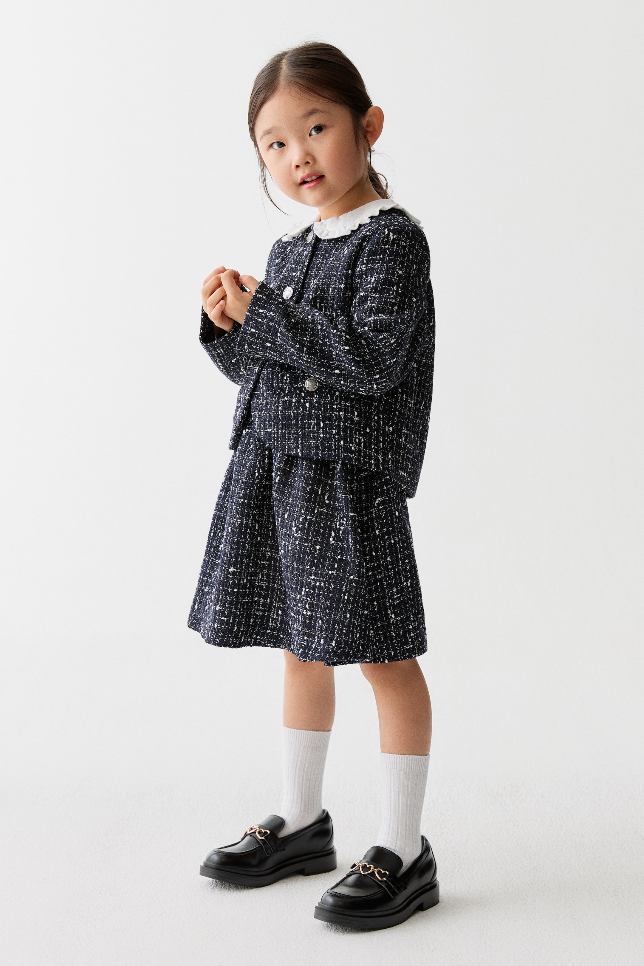拡大画像を表示: ブークレスカート - ネイビーブルー - Kids | H&M JP 1