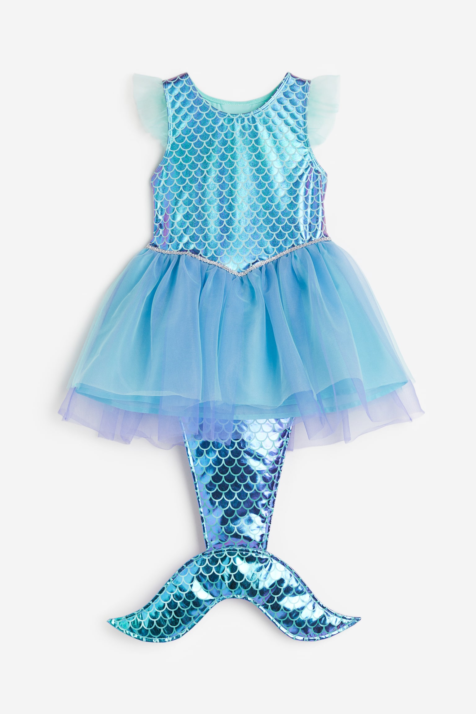 Fancy Dress Mermaid Costume - Turquoise/Mermaid/Turquoise - 1