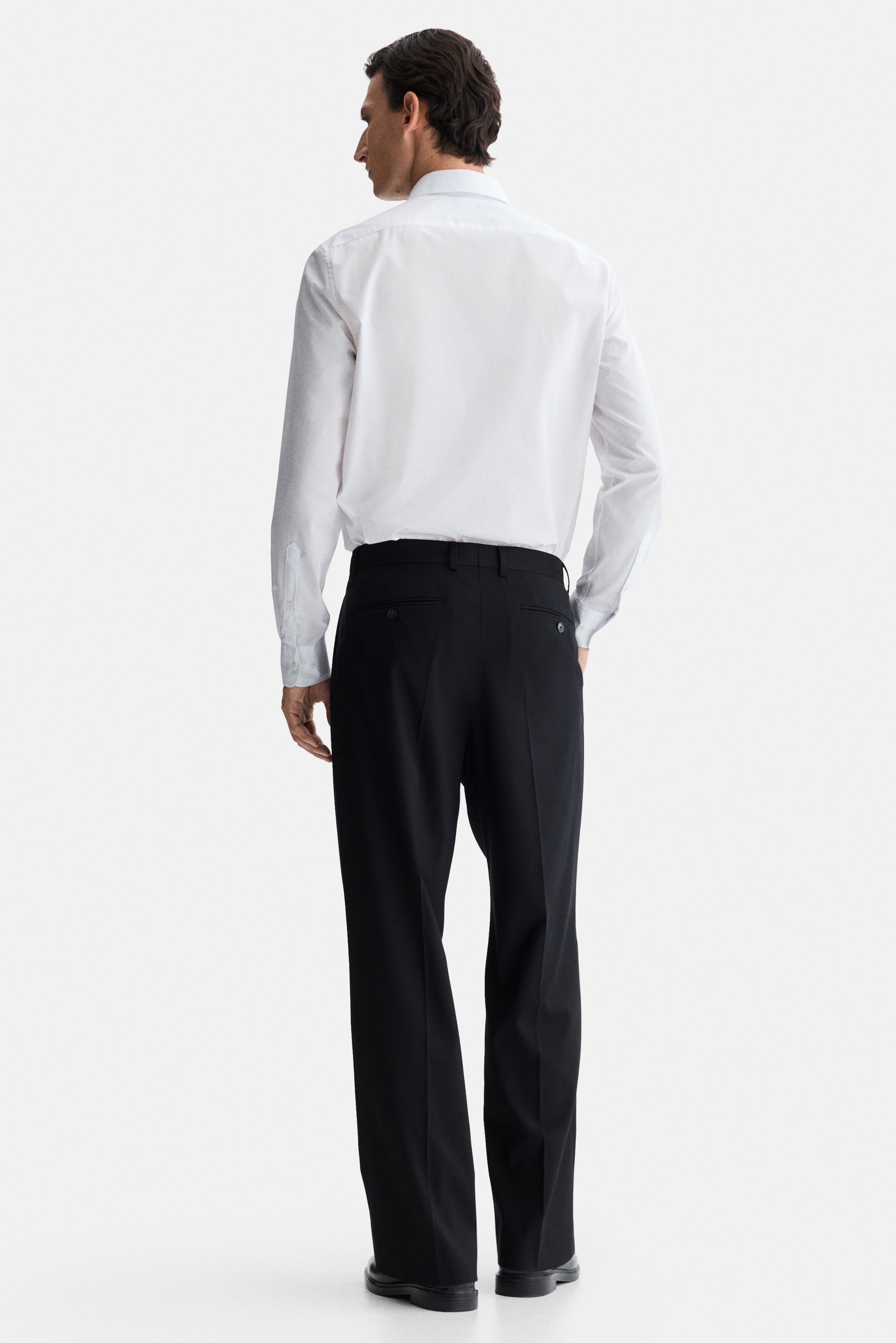 View larger image: Slim Fit Easy-iron shirt - White - Men | H&M IN 5
