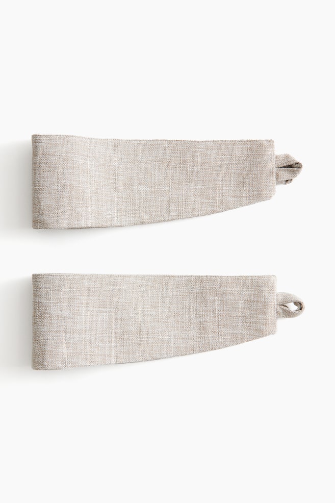Lot de 2 embrasses - Beige clair - 1