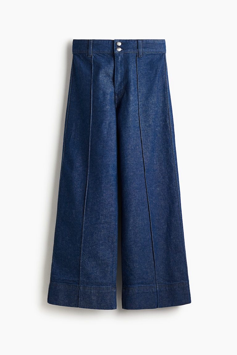 Wide High Ankle Jeans