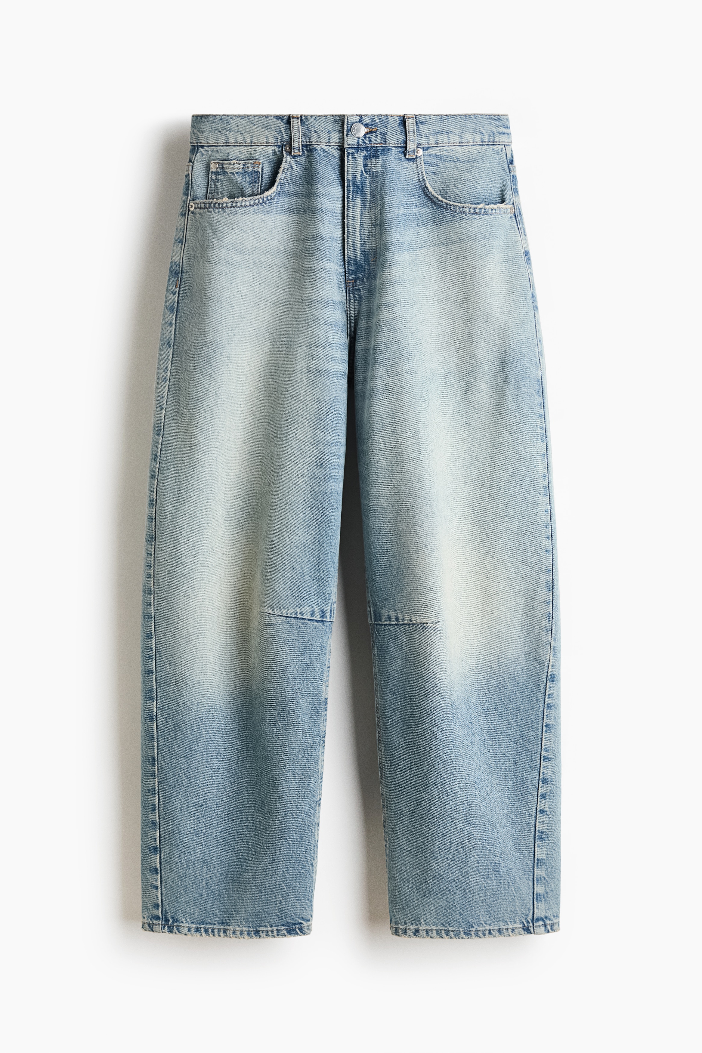 Baggy Barrel Jeans - Light denim blue/Light denim grey/Donker denimblauw