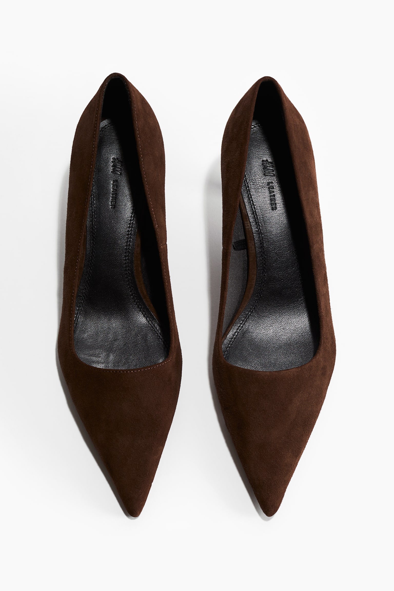 Leather Pumps - Dark brown/Black - 5