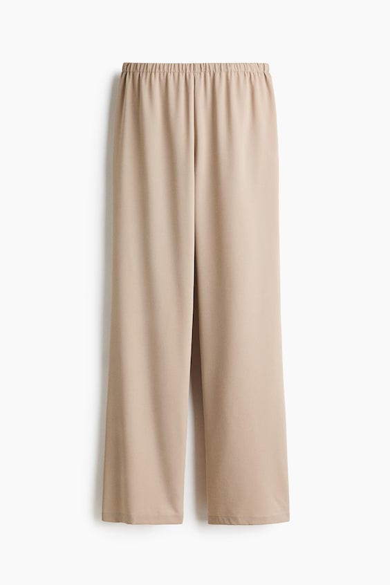 Женские брюки H&M Straight-Leg Crêpe Pants
