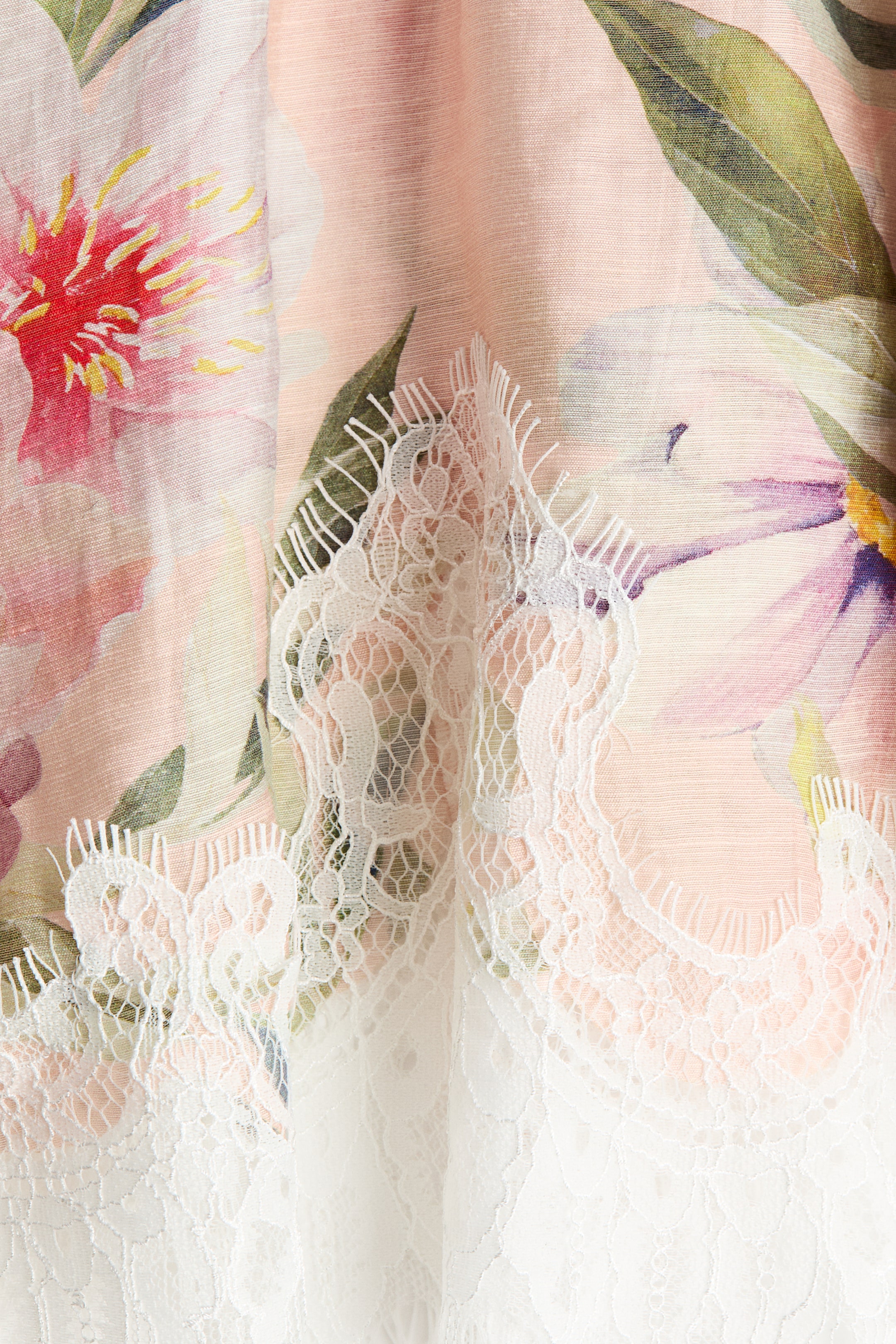 Linen-Blend Bandeau Top