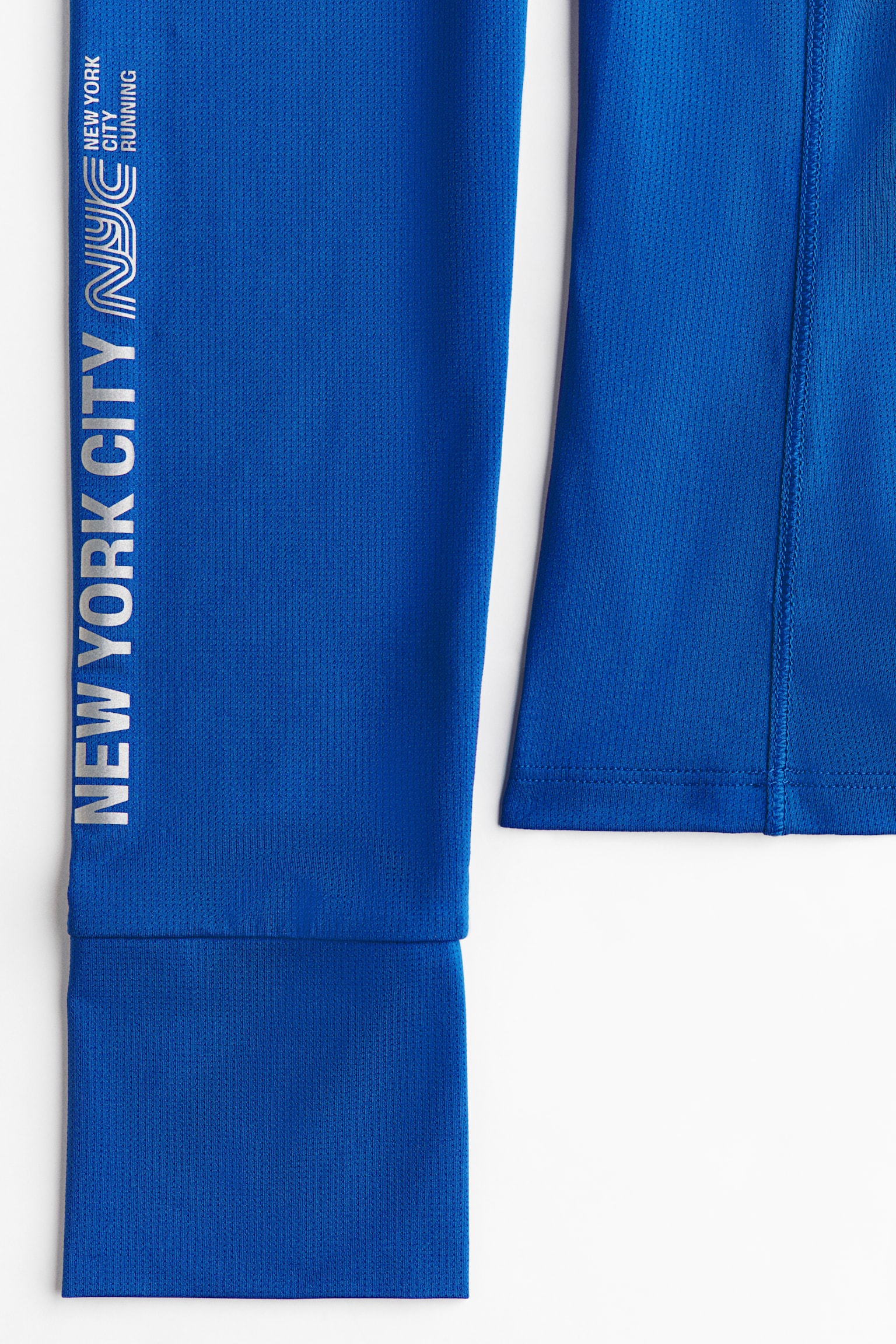 Женский топ H&M Move Long-Sleeved Running Top with DryMove™, цвет: Кобальтовый синий — фото 8