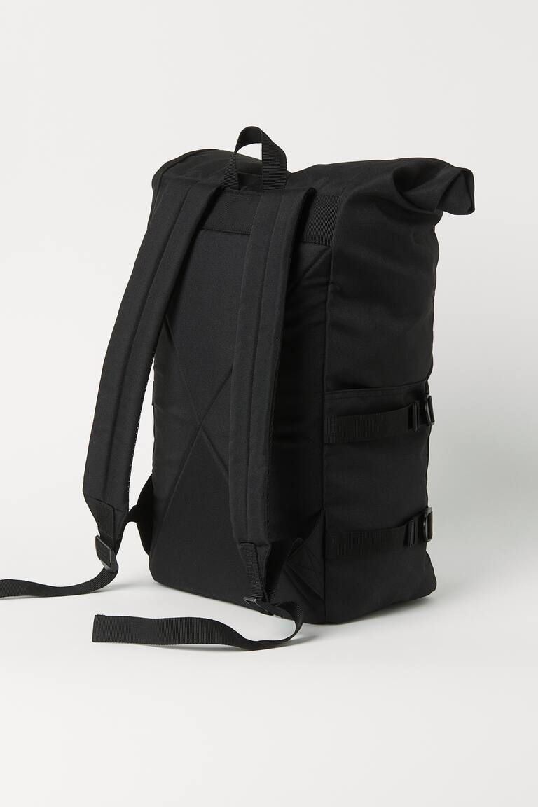 Roll-top backpack Black Men H&M IN