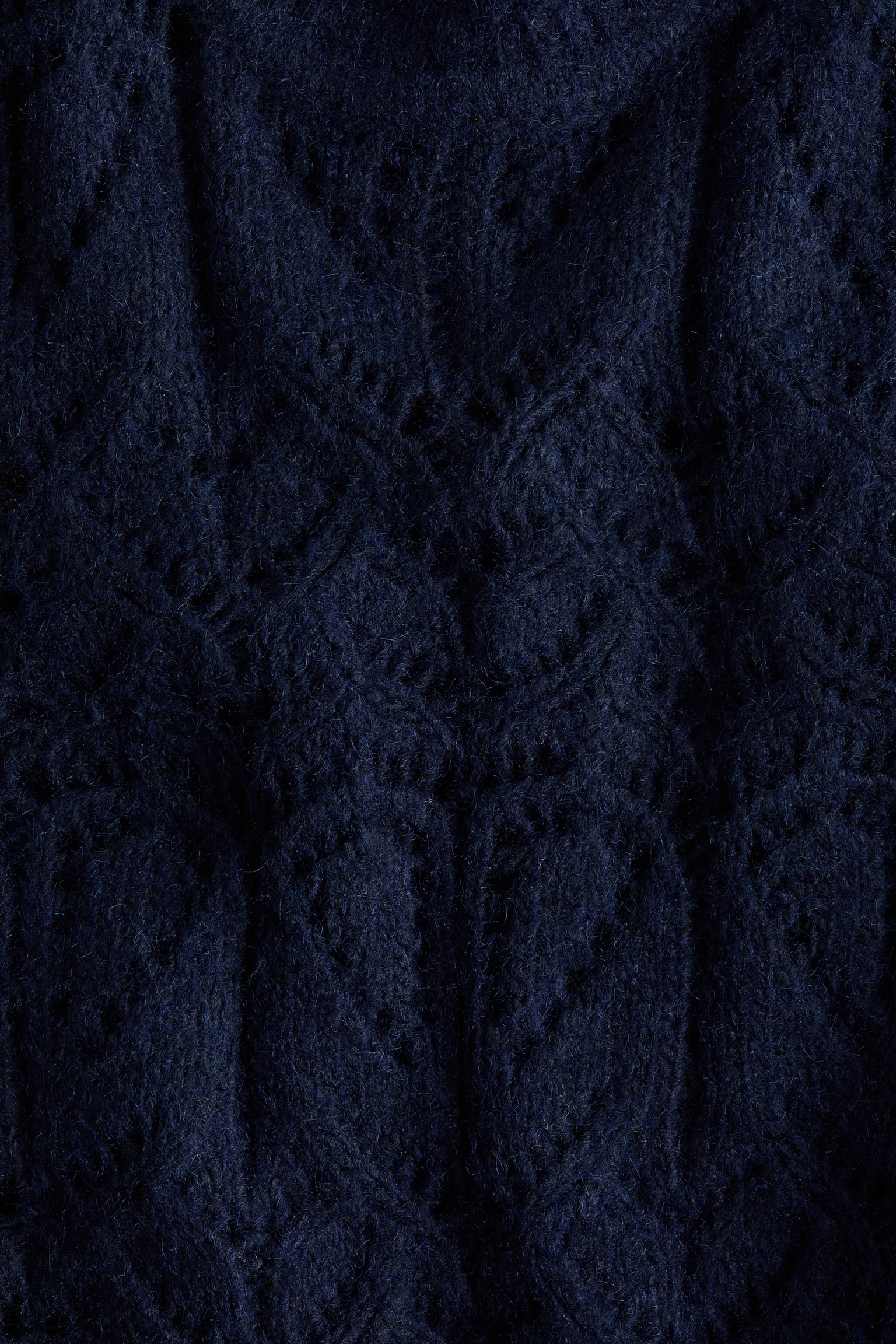 Suéter en tejido pointelle - Azul marino/Beige claro/Gris claro/Verde oscuro - 2