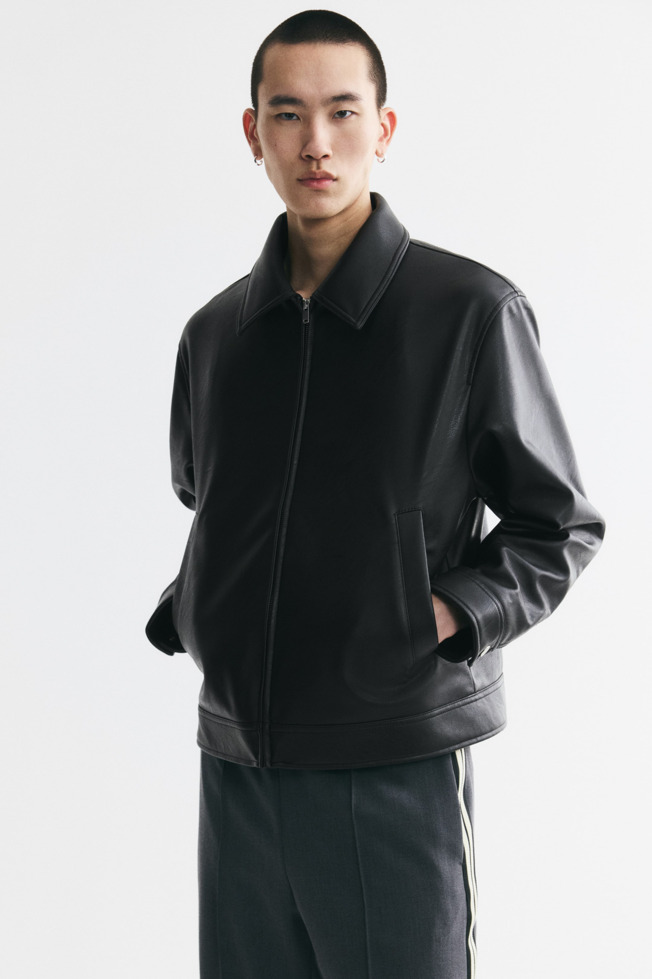 Мужские куртки H&M Jacket with Collar — фото 4