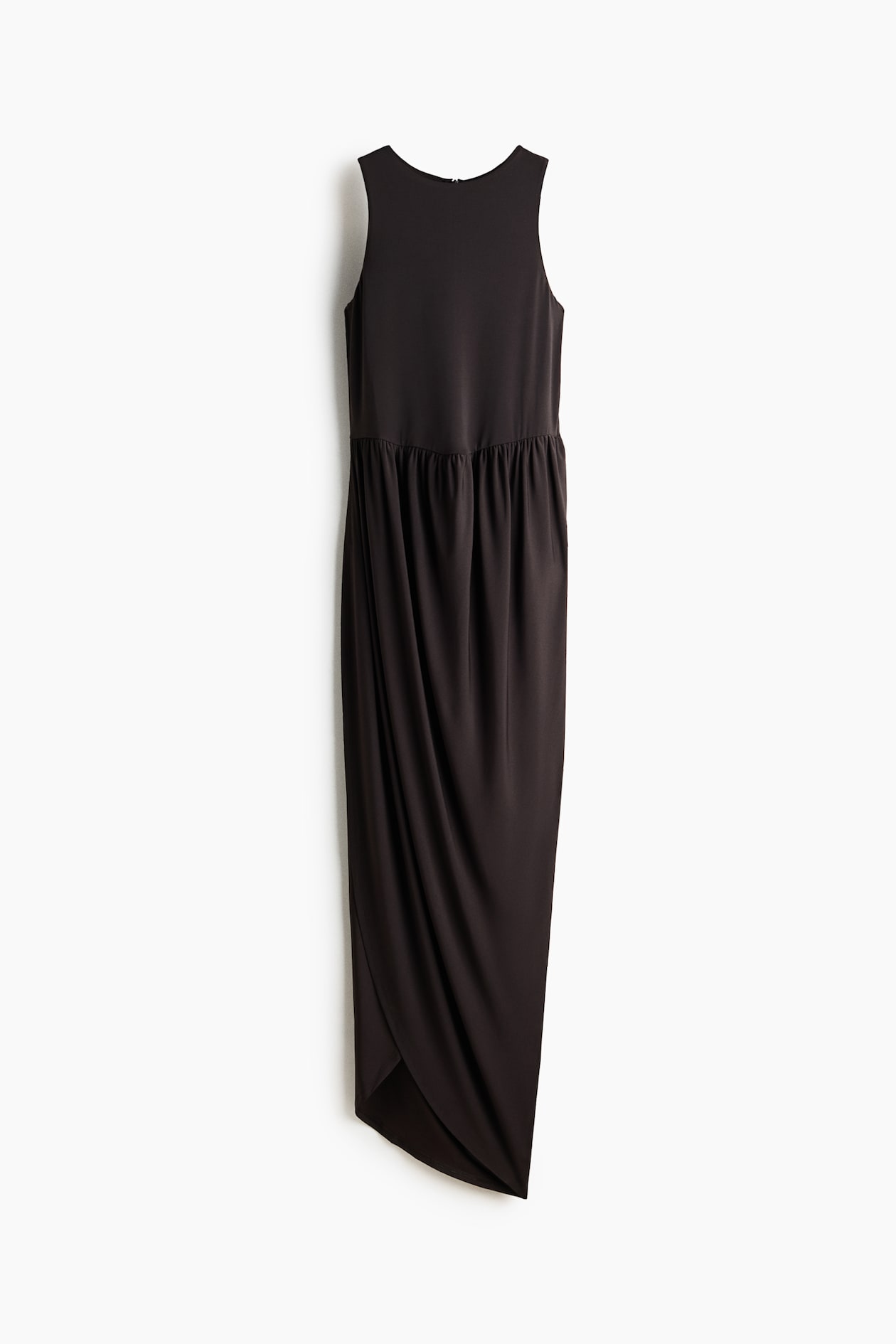 Tulip-skirt maxi dress