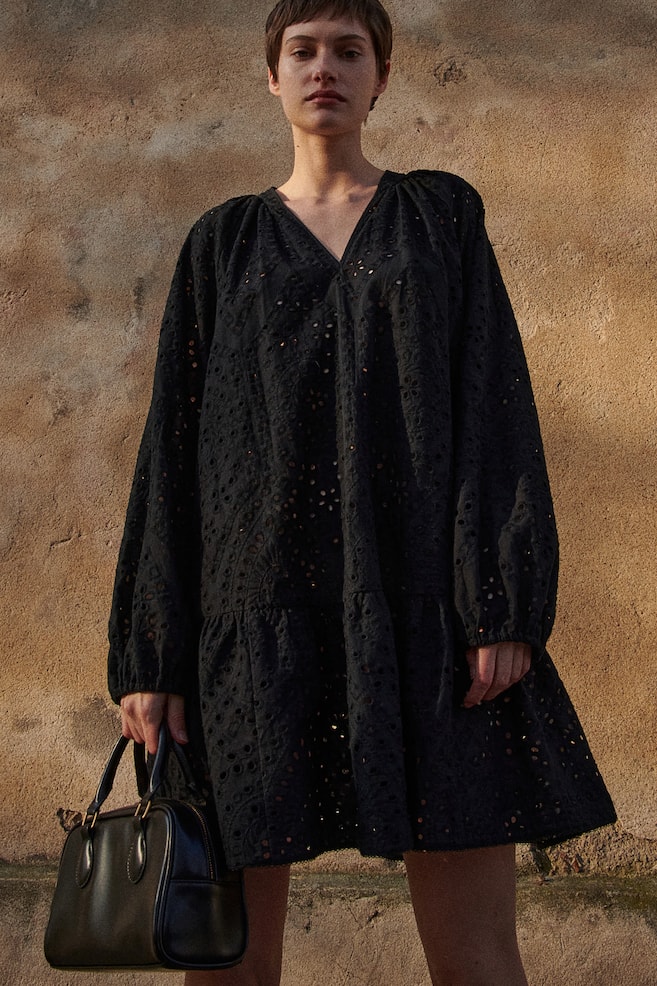 Robe tunique avec broderie anglaise - 5
