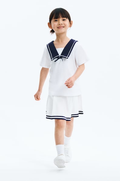 コットンツイルプリーツスカート
