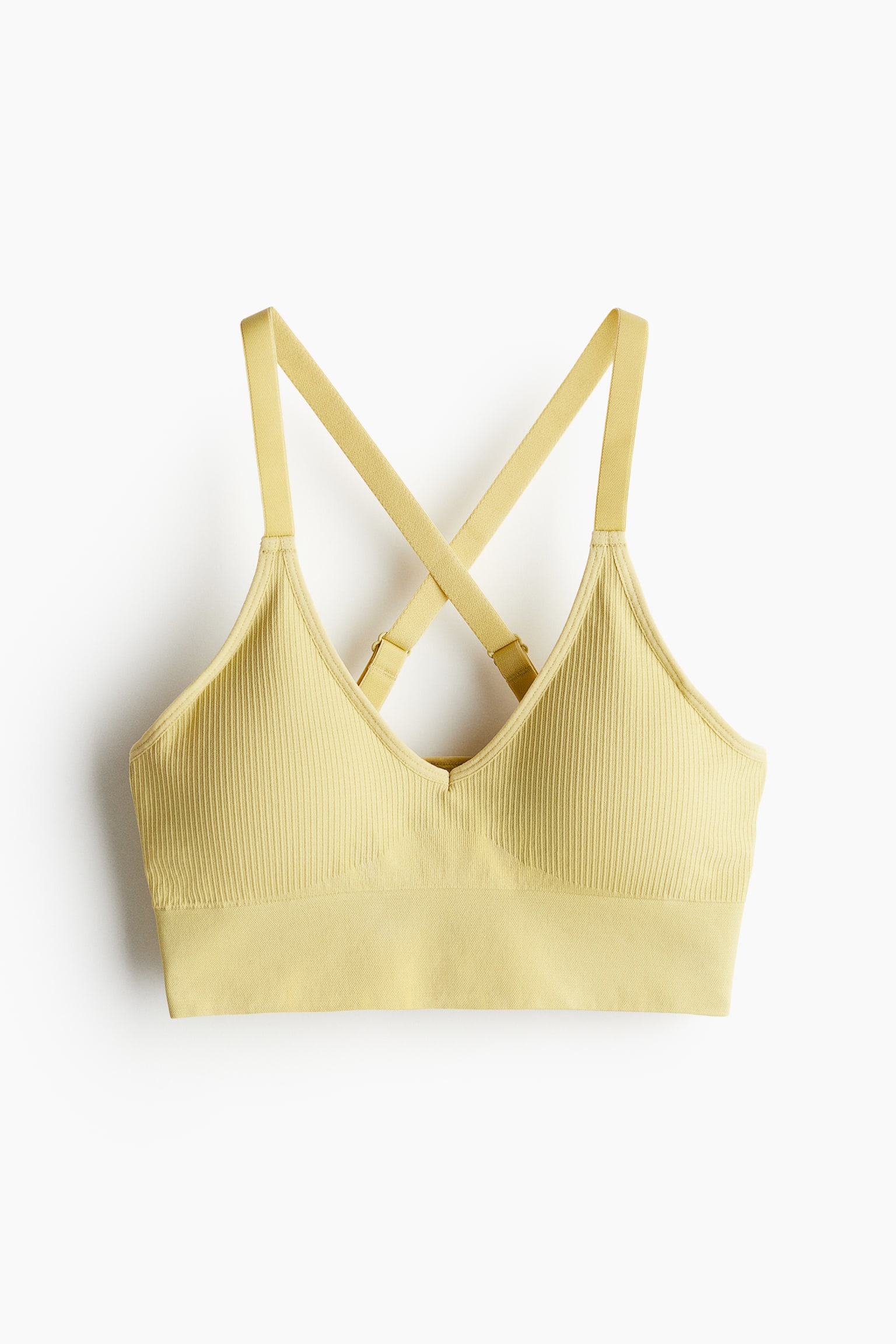 Seamless Medium Support Sports Bra In DryMove™ - Dusty yellow/Black/Black/Greige marle/Light purple/Light pink/Dusty purple/Black/Light khaki green/White/Dark brown - 2