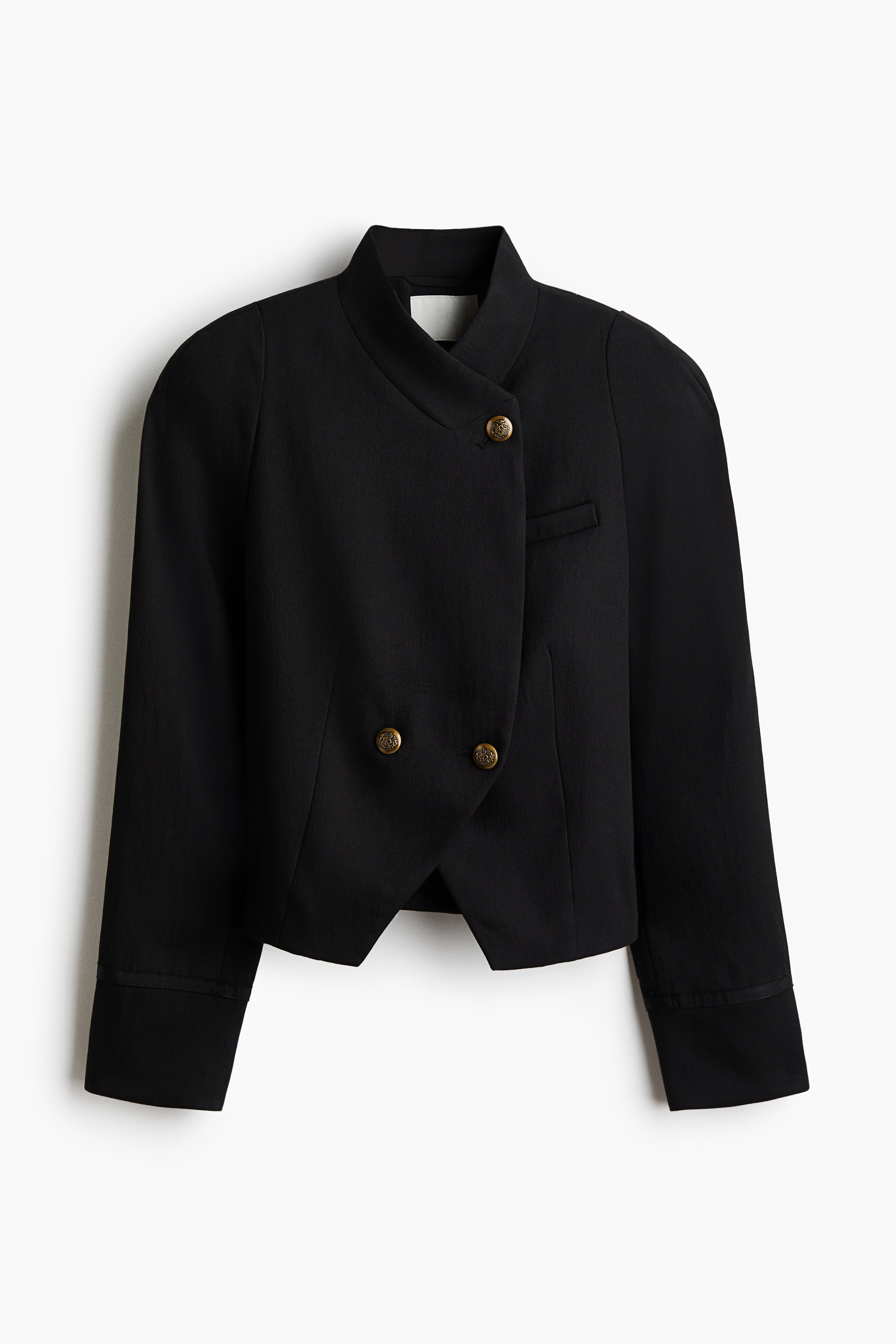 Shoulder-pad jacket - Black