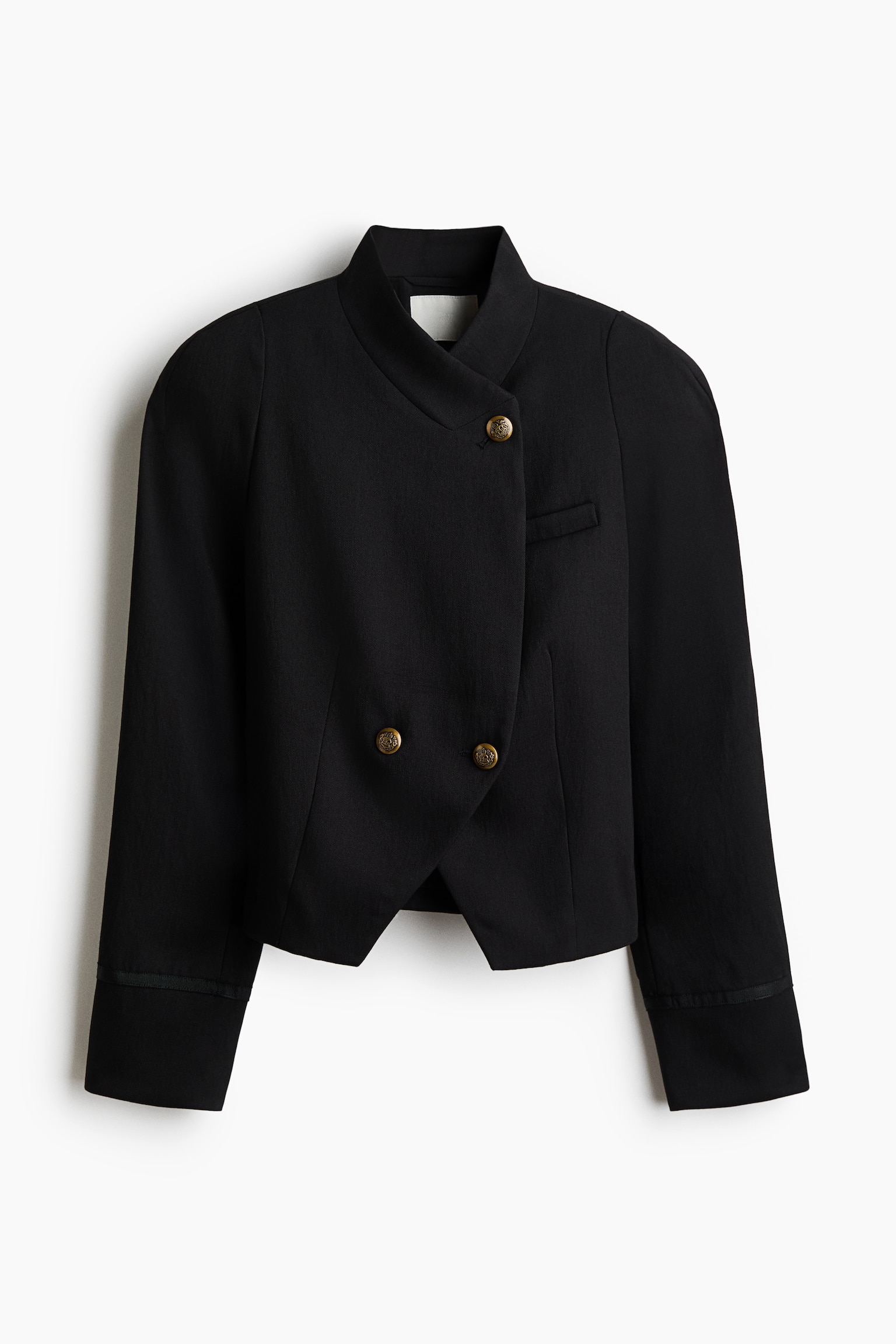 Shoulder-pad jacket - Black