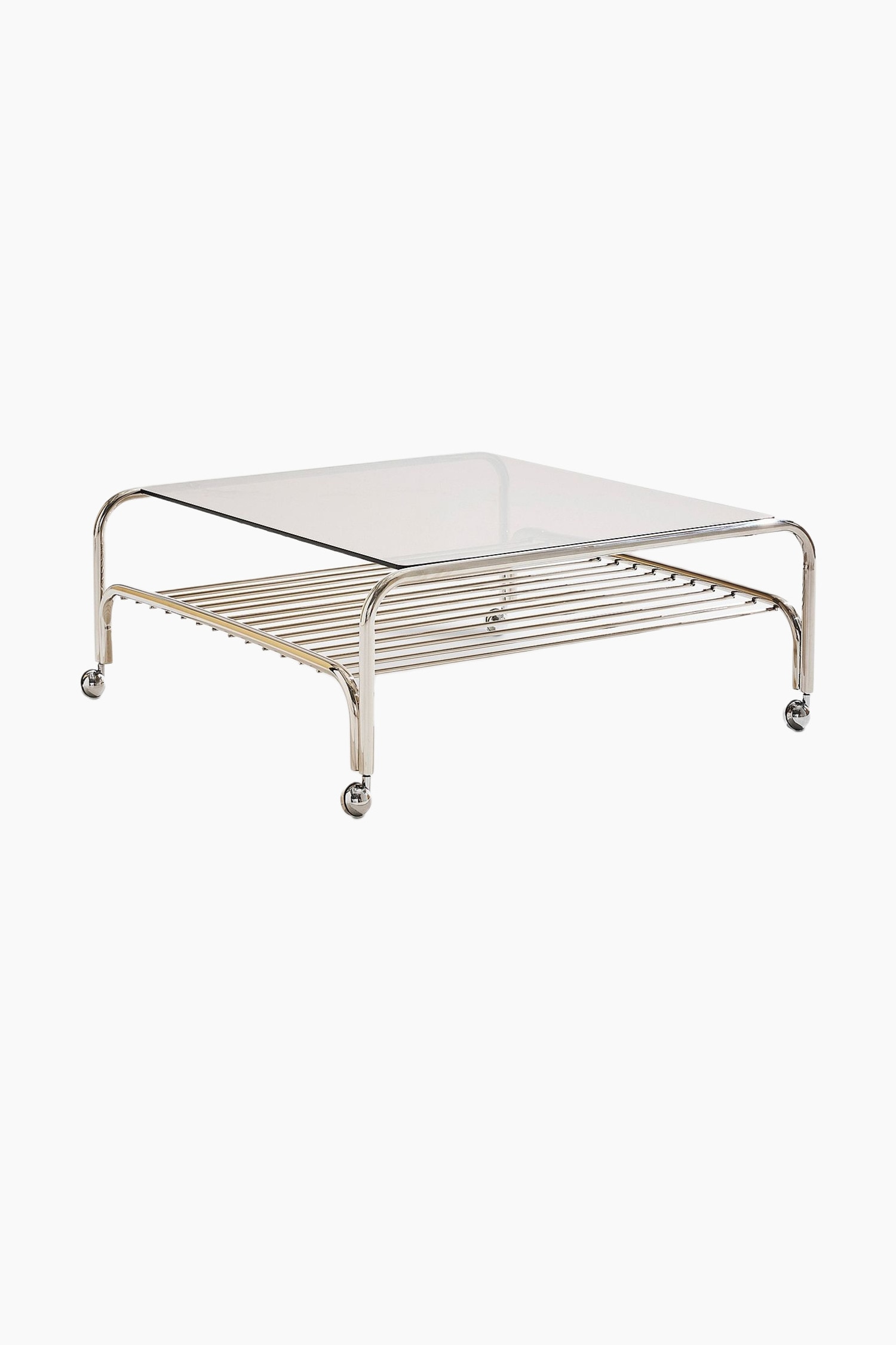 Cleo Sofabord - Røget Grå/Gennemsigtig