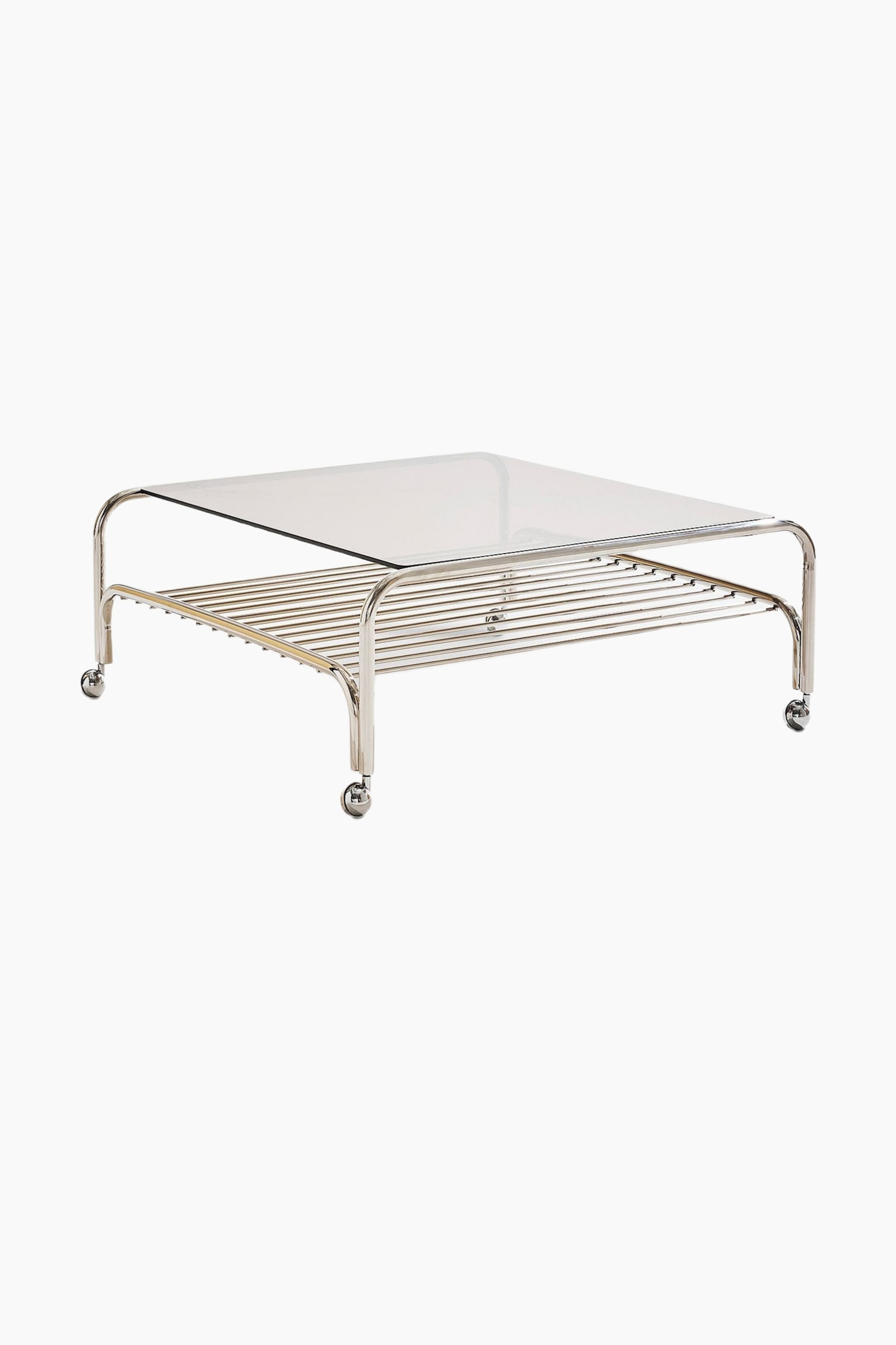 Cleo Soffbord - Rökig Grå/Transparent - 1