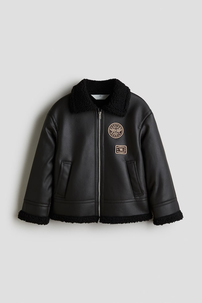 Fliegerjacke - Dunkelbraun - 1