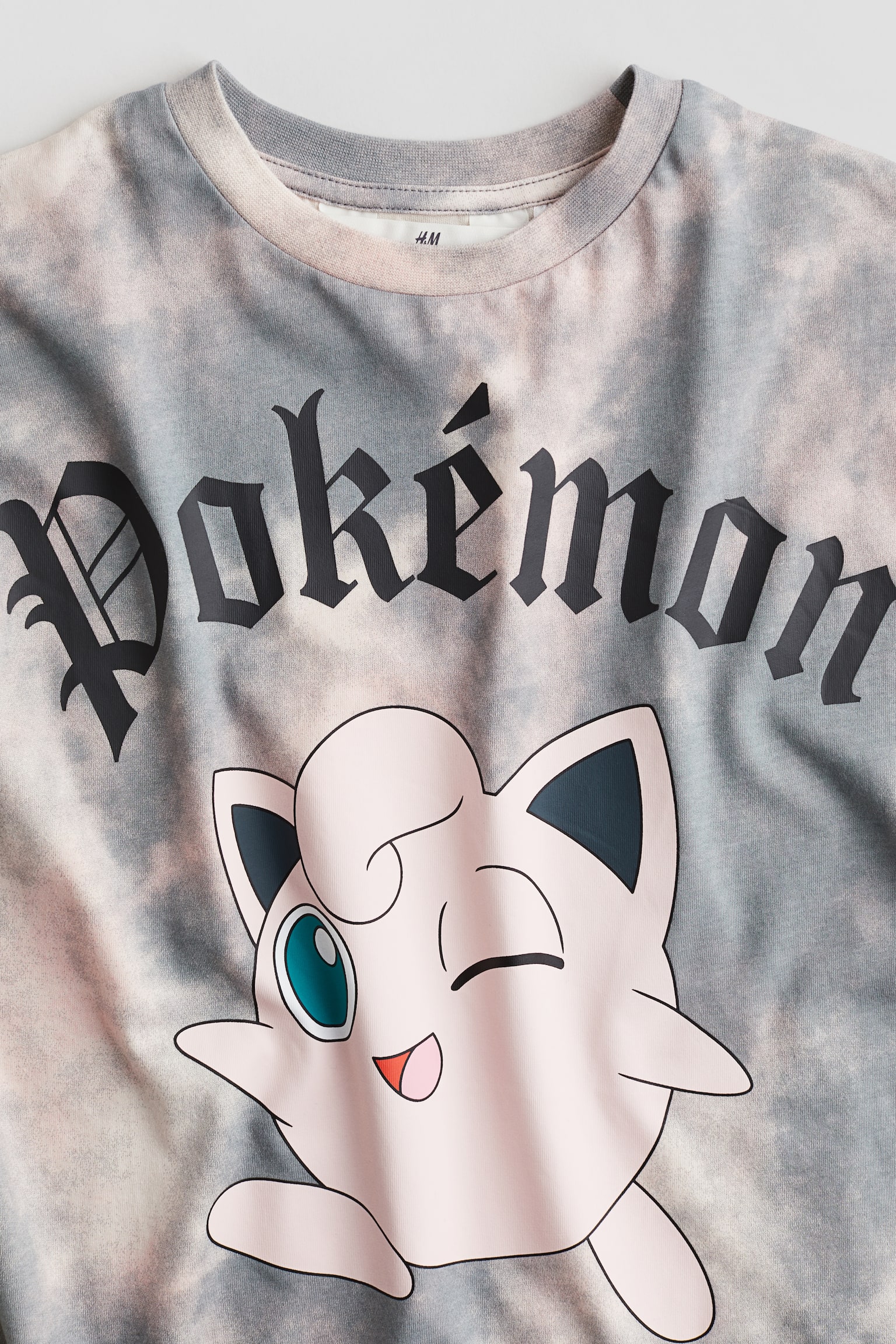 Oversized printed T-shirt - Light grey/Pokémon/Light grey/Kuromi/Light grey/Corpse Bride/Grey/Snow White - 2