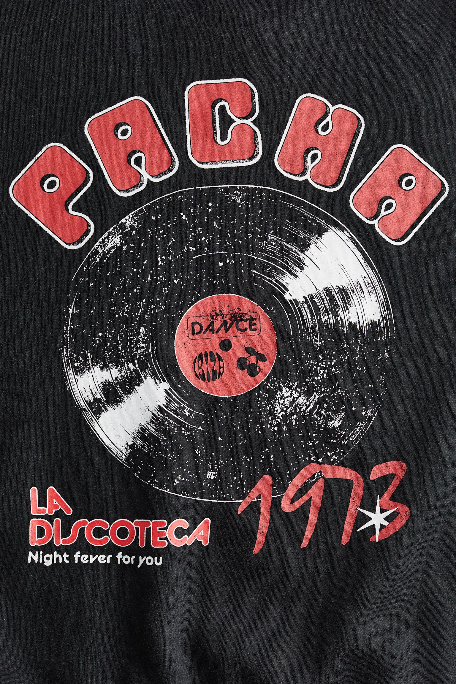 Oversized print-motif sweatshirt - Black/Pacha - 3