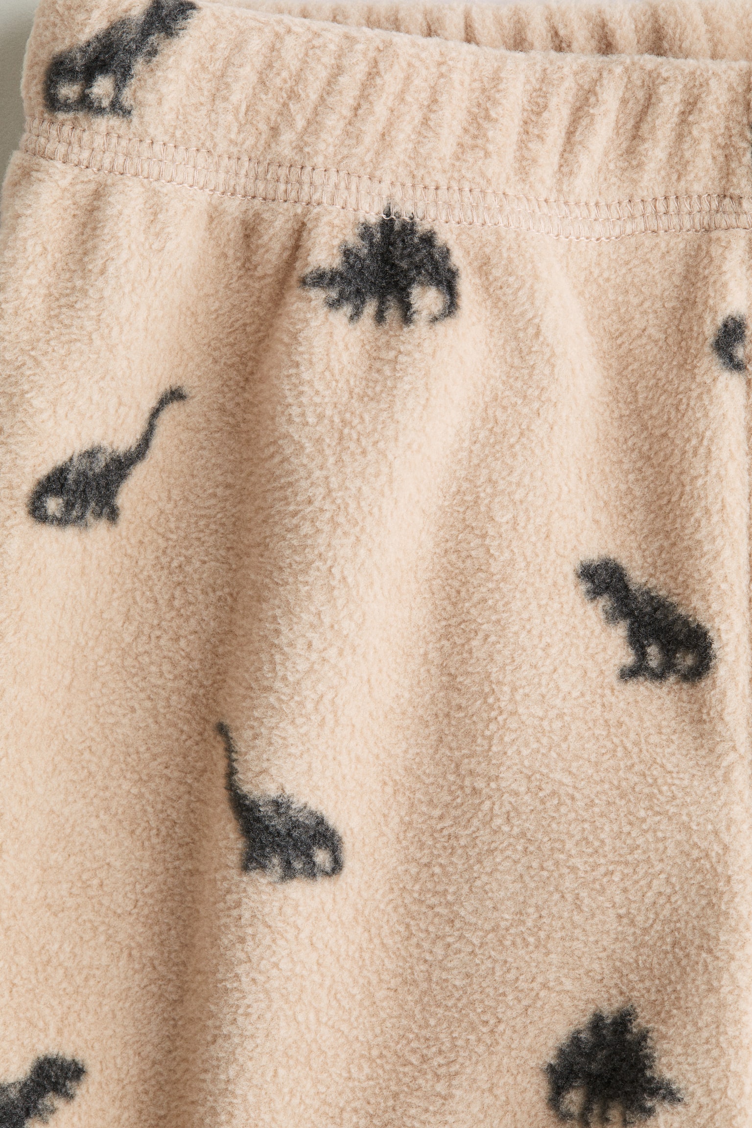 Детские брюки H&M Fleece, цвет: Бежевый — фото 2