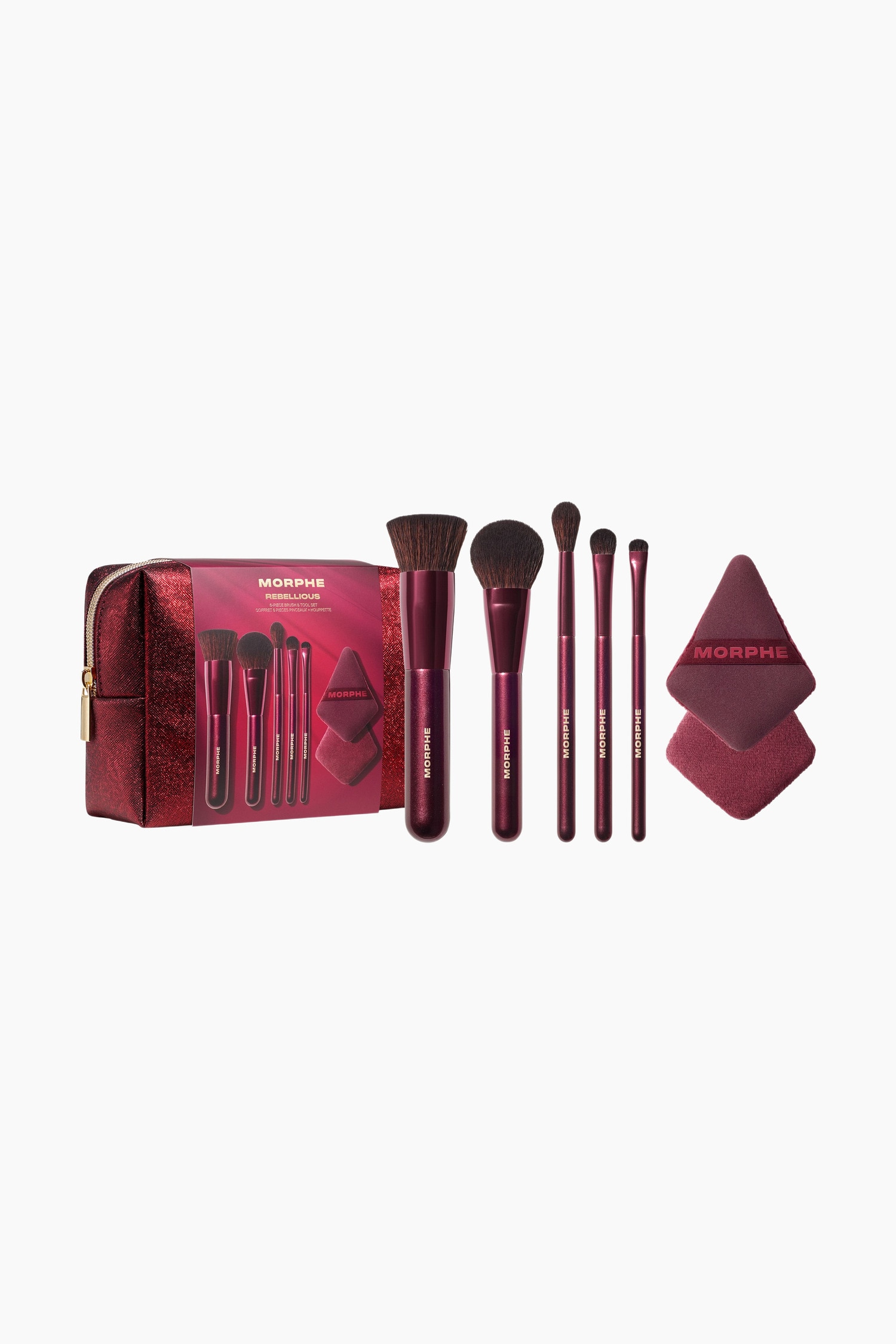 MORPHE - Hol2025 Travel Brush & Tool Set - Rebellious