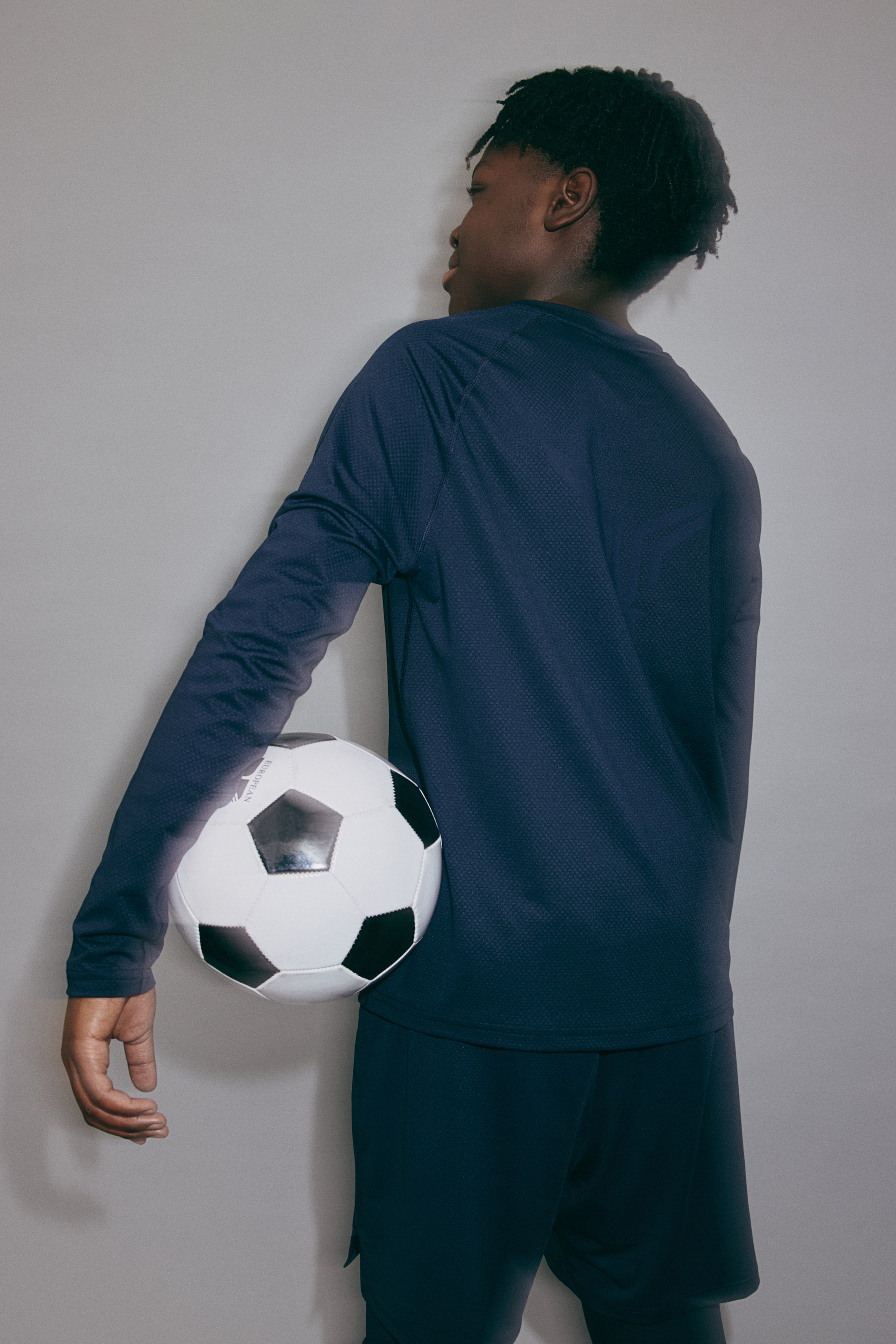 Ampliar la imagen: Layered sports tights - Dark blue - Kids | H&M MX 3