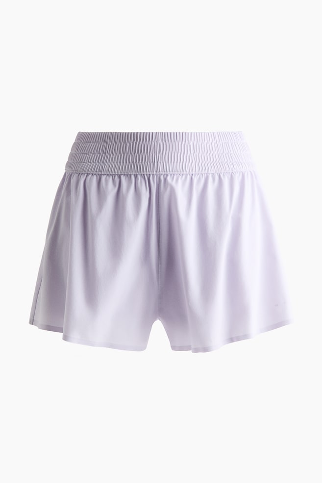Layered sports shorts with pocket - Lilac/Black/Dusty mauve/White/Purple haze/Mountain green/Warm brown/Dark clay grey/Boysenberry - 1