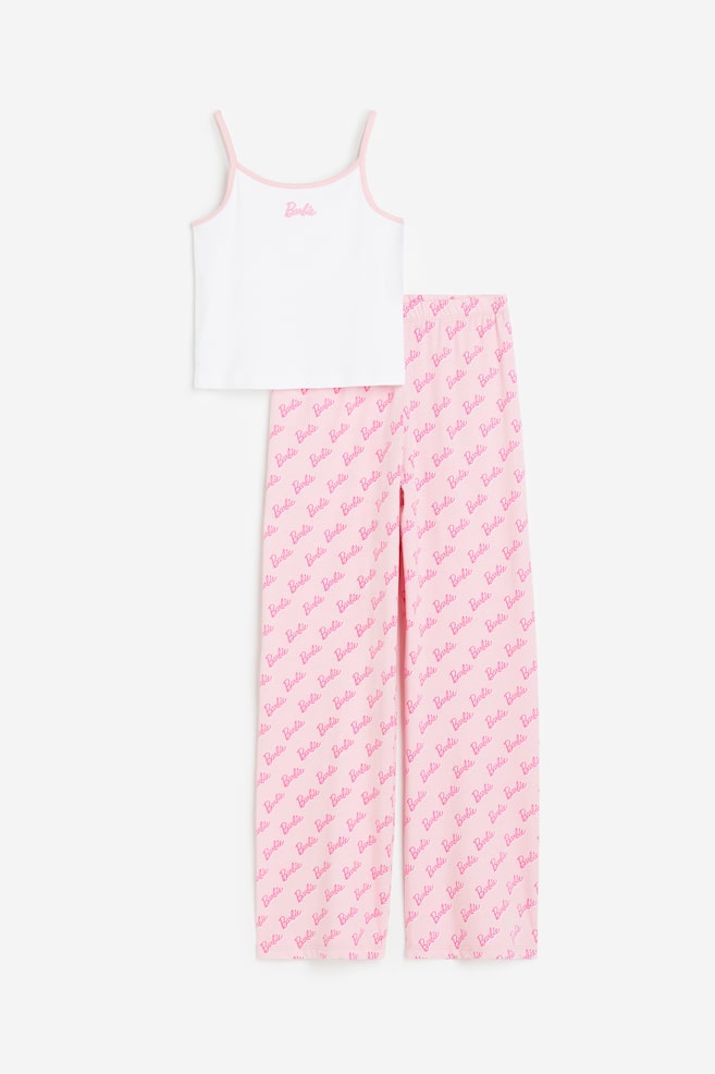 Print-motif pyjamas - Light pink/Barbie/Dark grey/Stranger Things/Black/Wednesday - 1