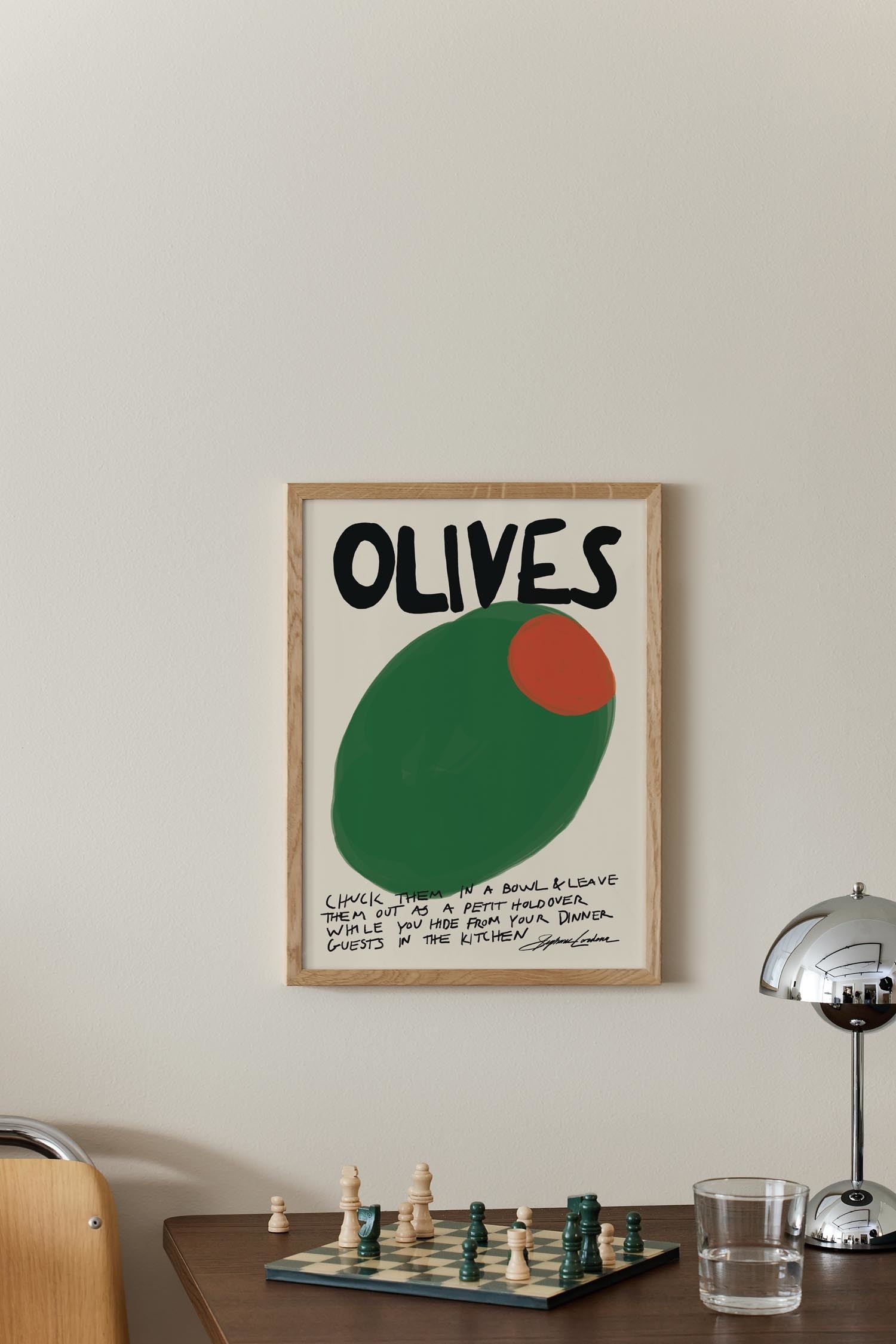 Stephie Cardona Poster - Olives/Cin Cin/Fresh Pasta/Yes Chef