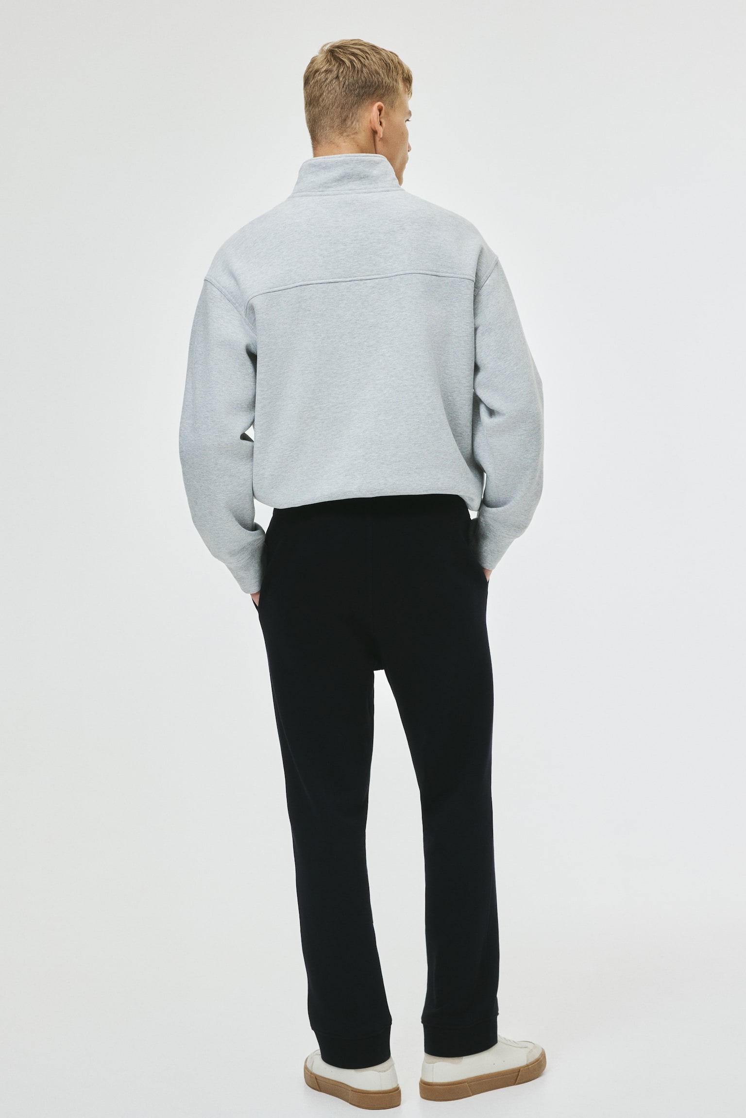 Regular Fit Sweatpants - Navy blue/Dark grey/Light grey marl - 5