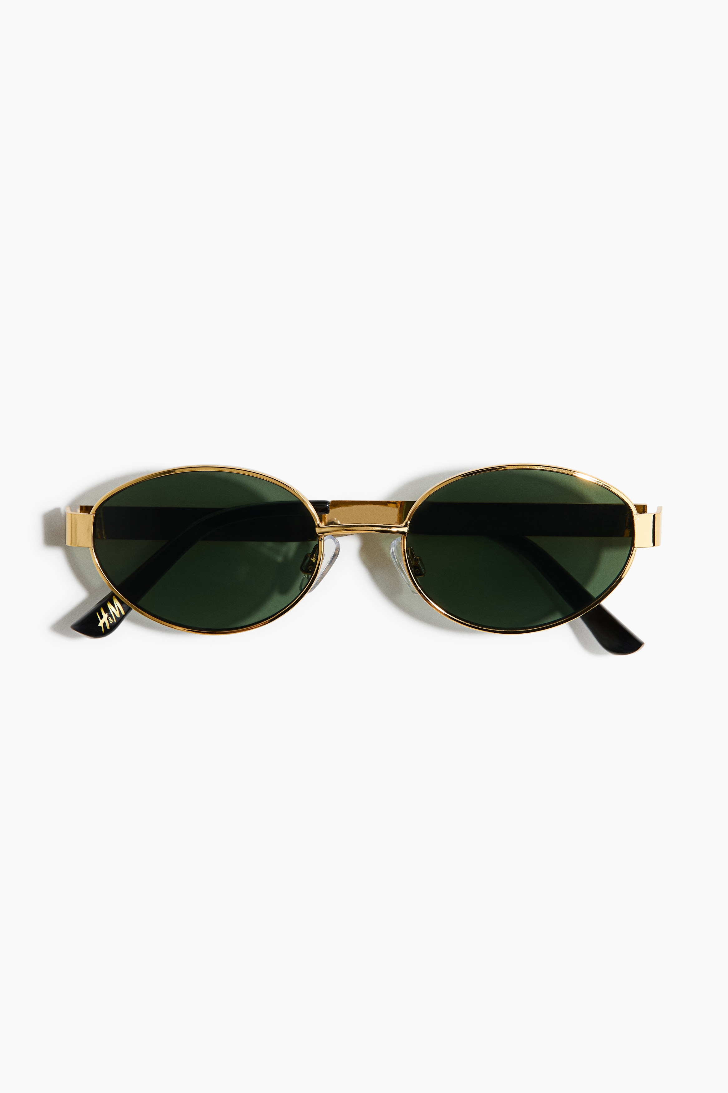 Oval Sunglasses - Gold-colored/Brown/tortoiseshell pattern