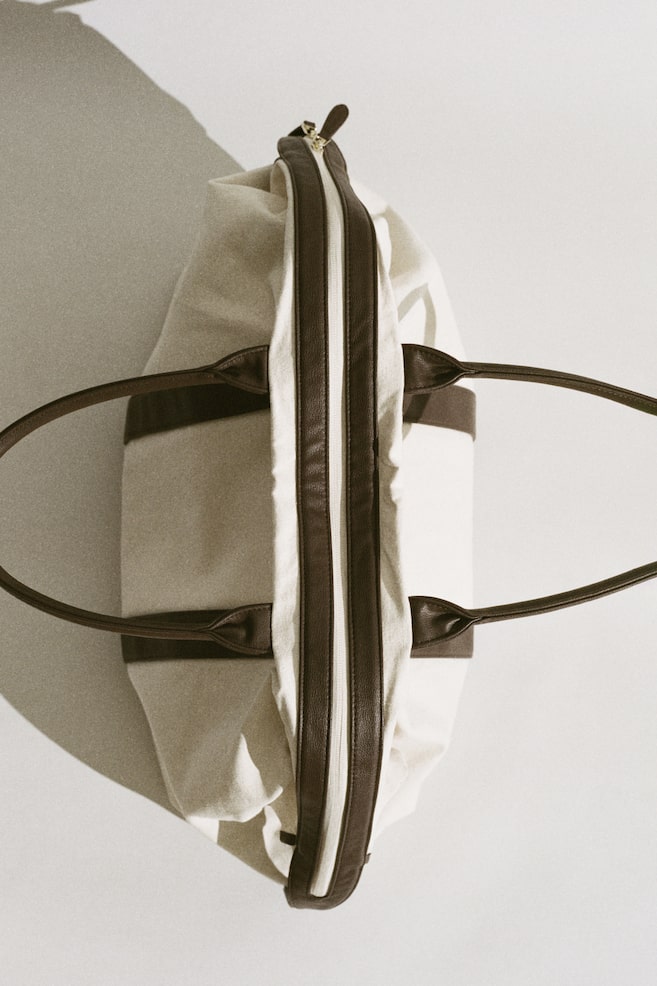 Sports weekend bag - Light beige - 1