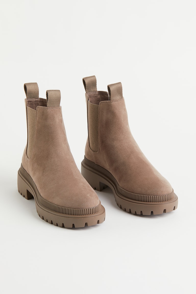 Bottines Chelsea Beige FEMME H&M FR