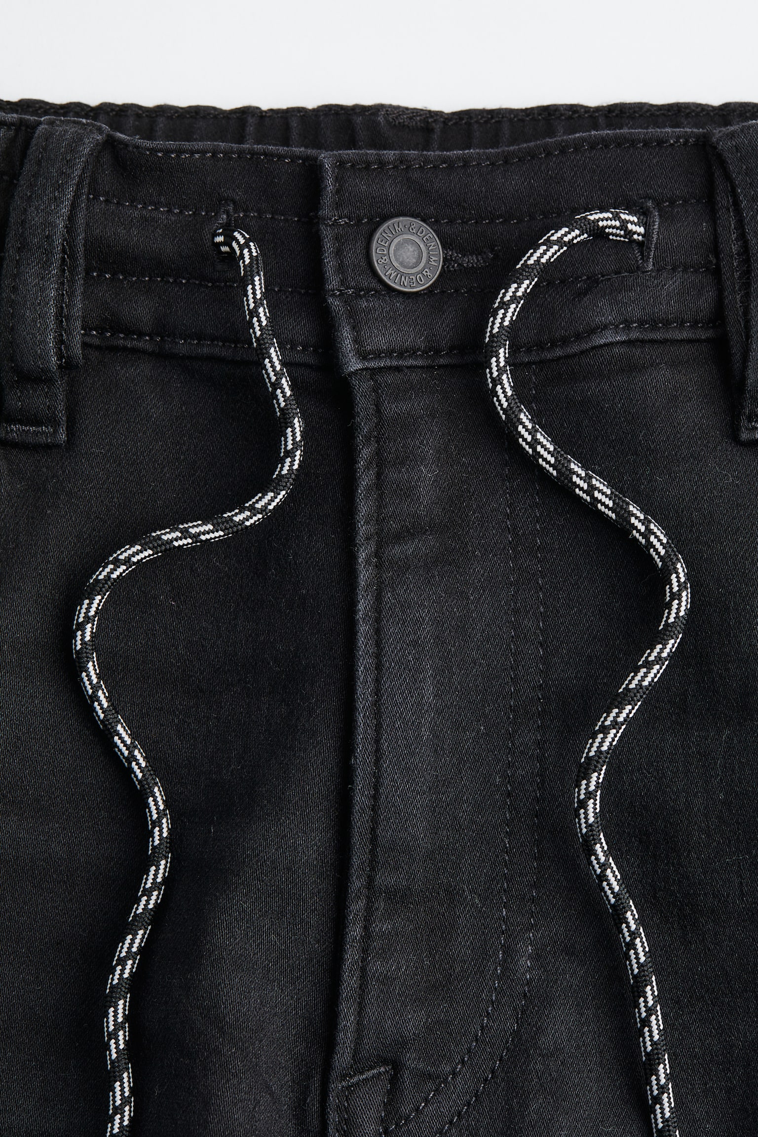 Hybrid Regular Tapered Joggers - Black/Dark denim blue - 3