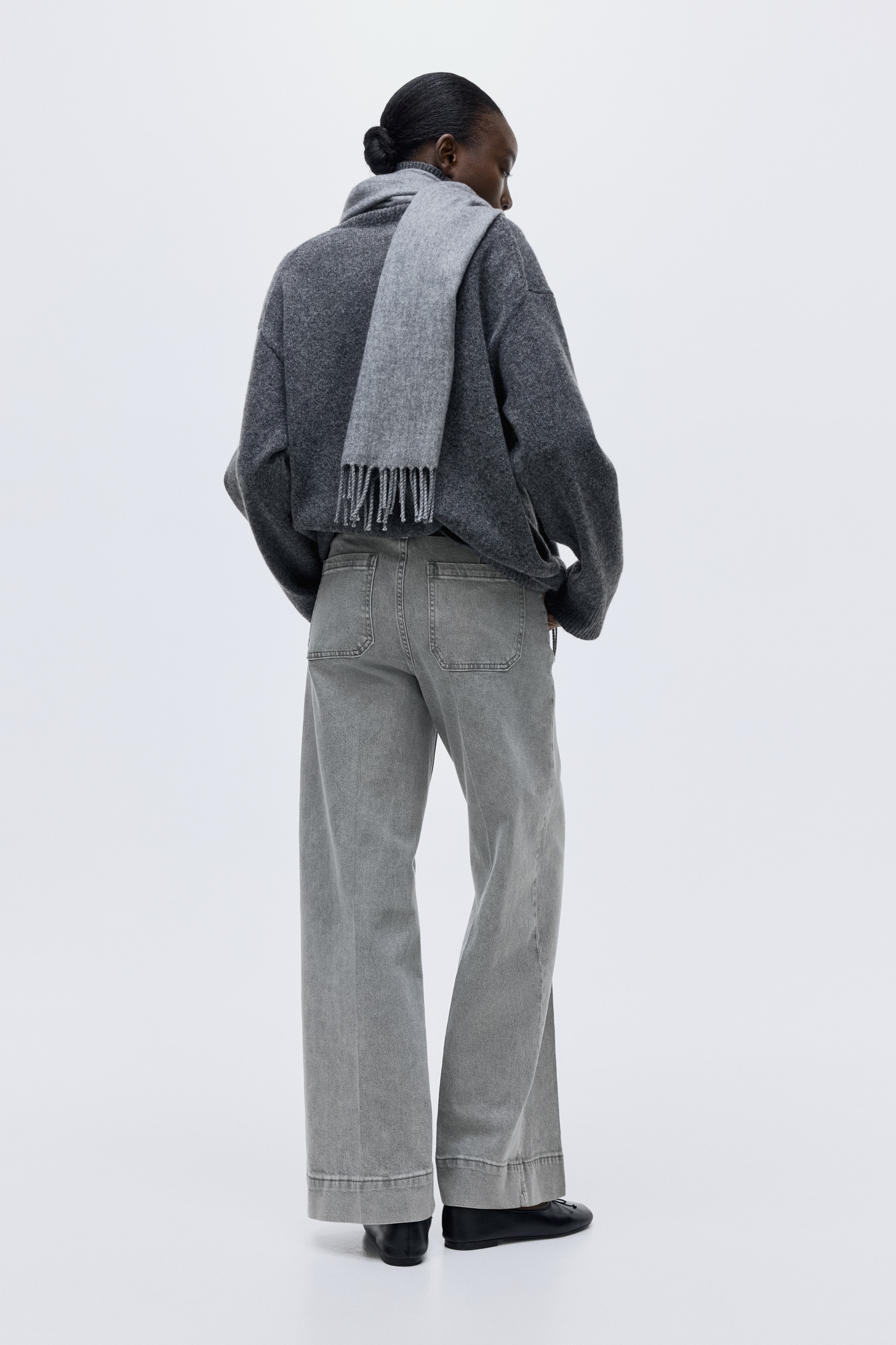 Wide High Jeans