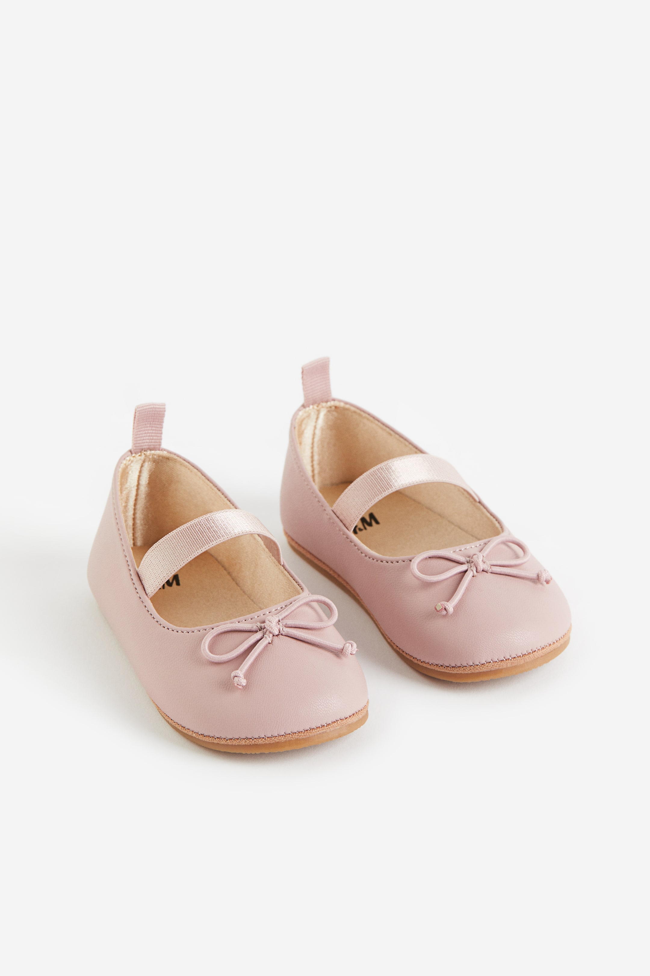 Xem ảnh lớn hơn: Giày ba-lê bệt - Màu hồng khói - Kids | H&M VN 1