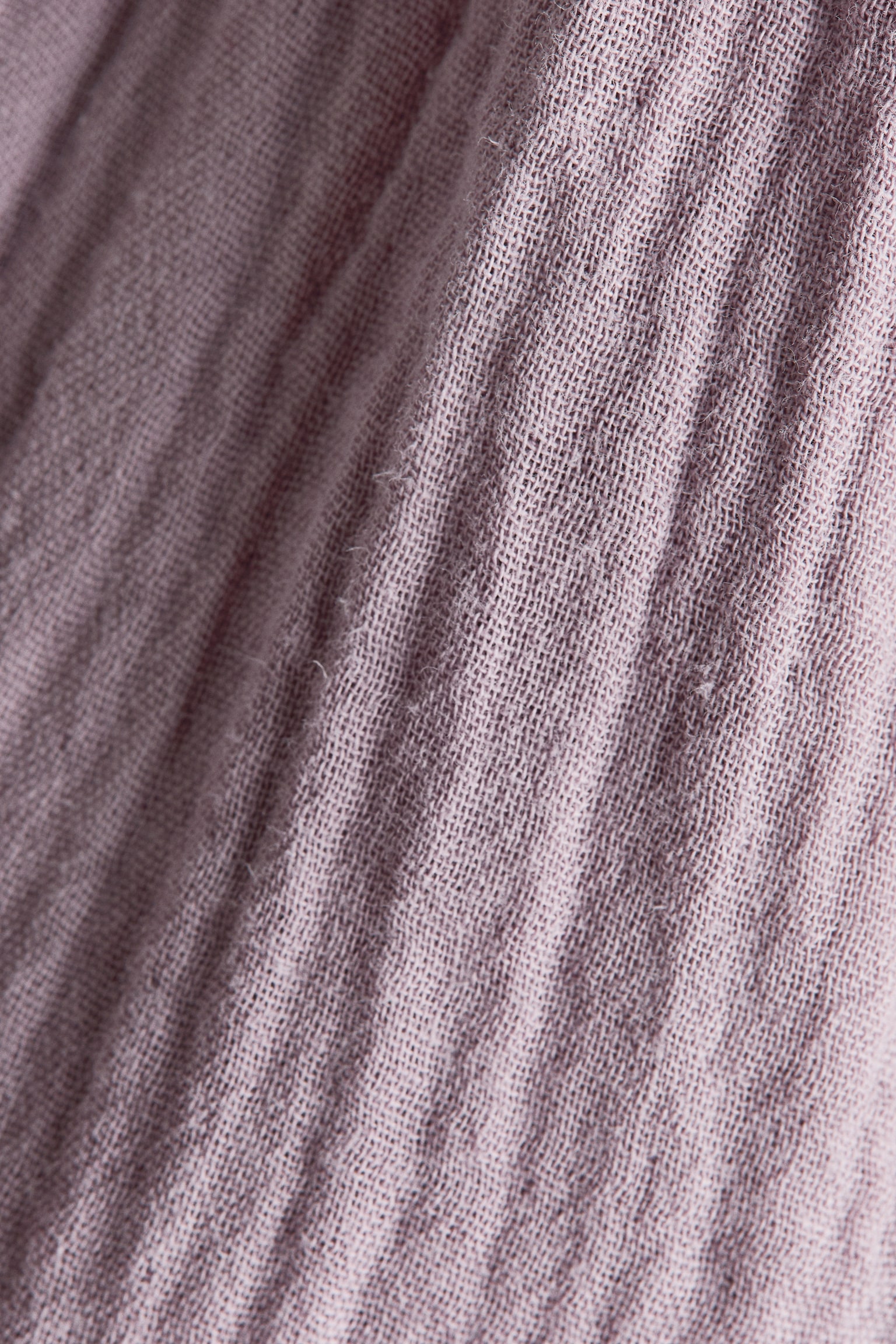 Детский комбинезон H&M Cotton Muslin Romper Suit, цвет: Светлый фиолетовый — фото 6