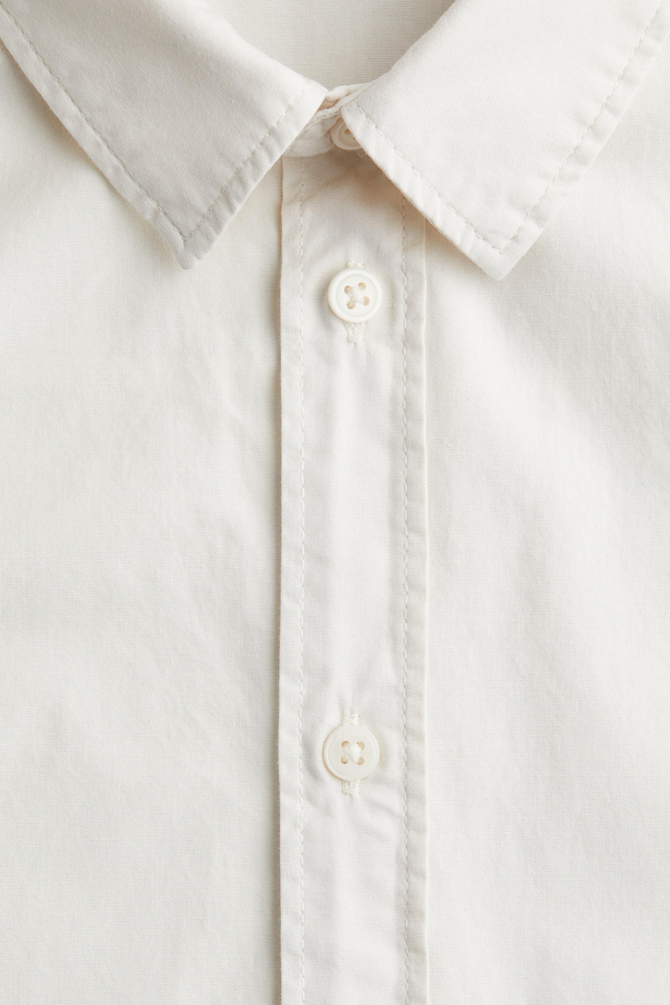 Short-Sleeved Cotton Shirt