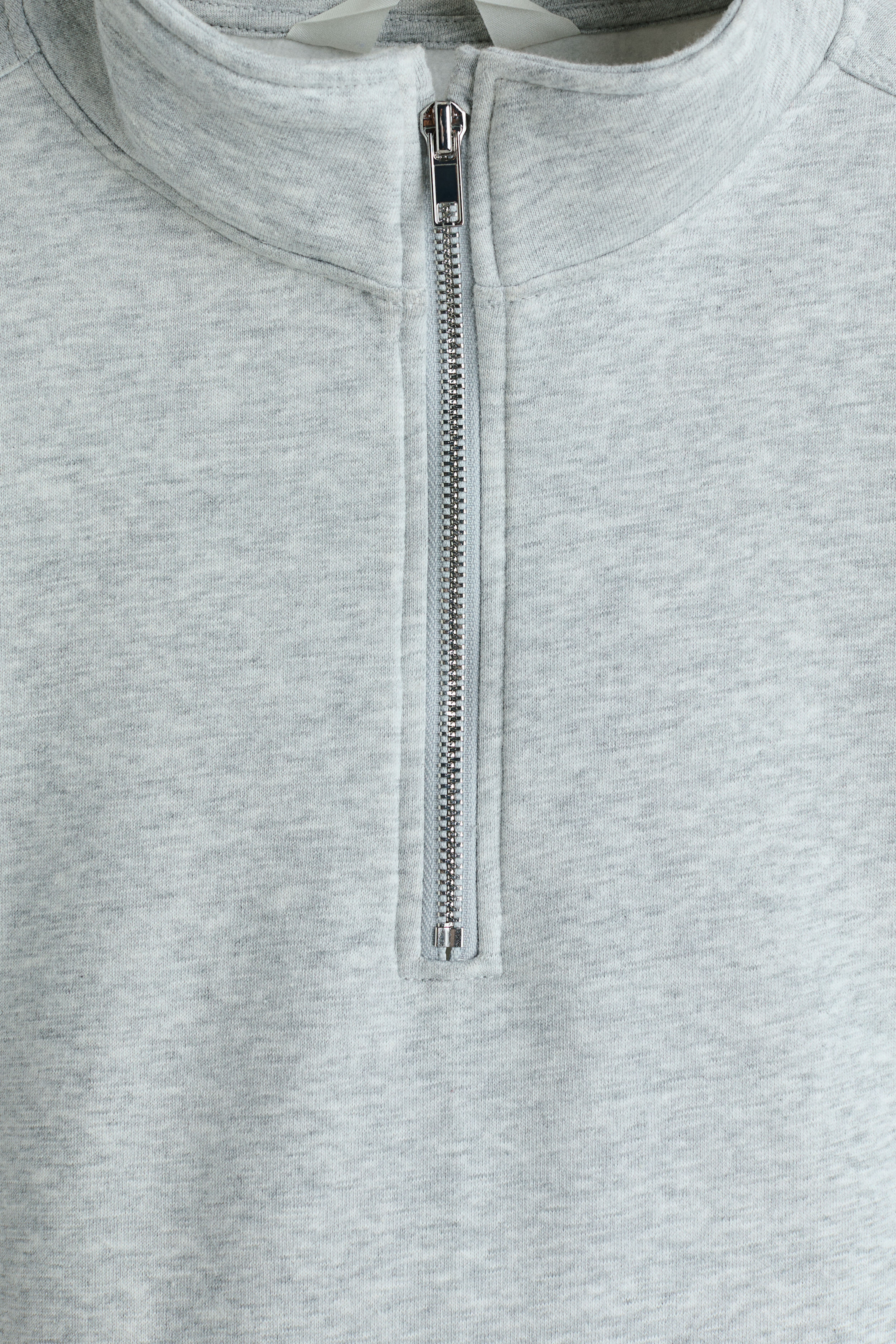 Half-Zip Brushed-Inside Sweatshirt